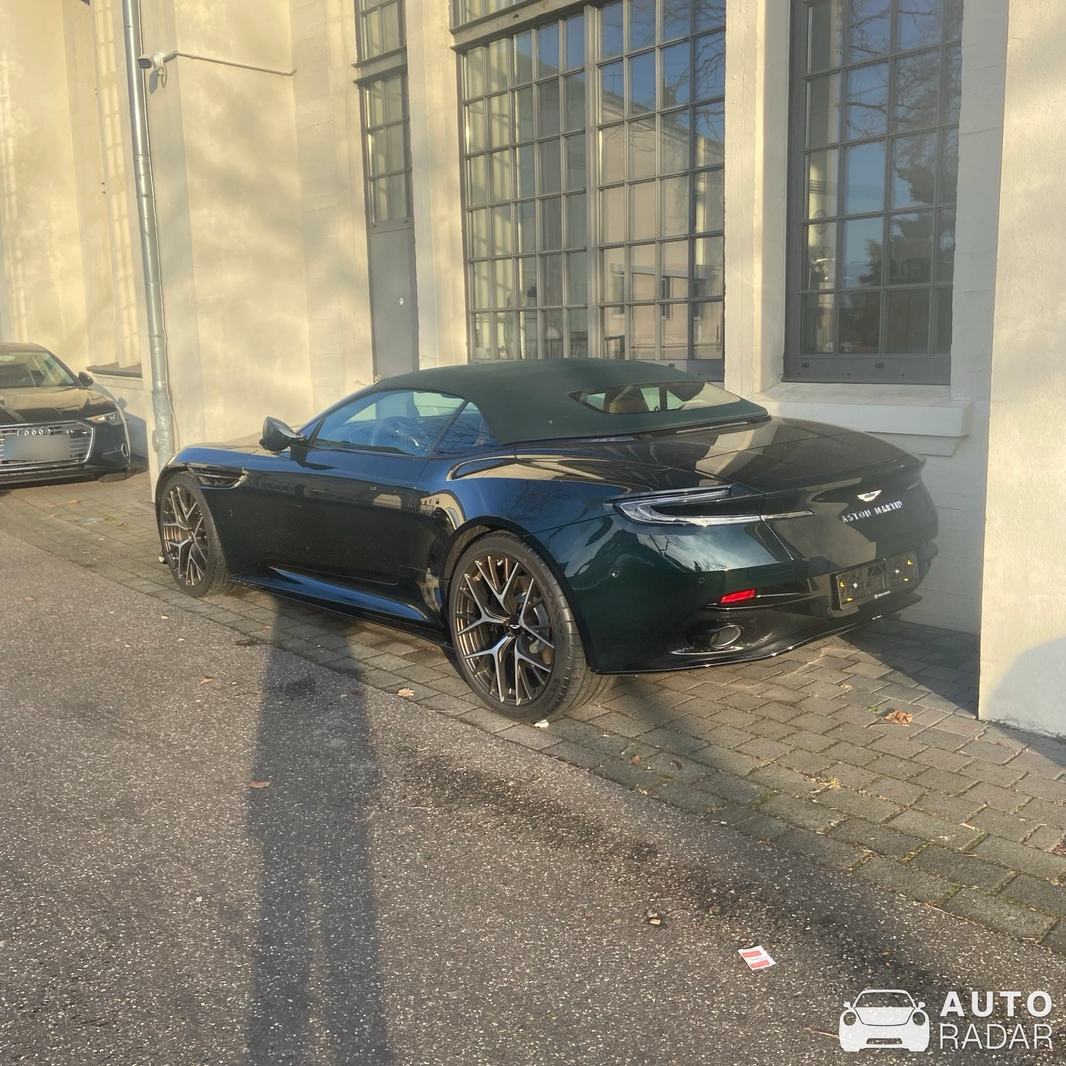 Aston Martin DB12 Volante spotted in Düsseldorf, Deutschland