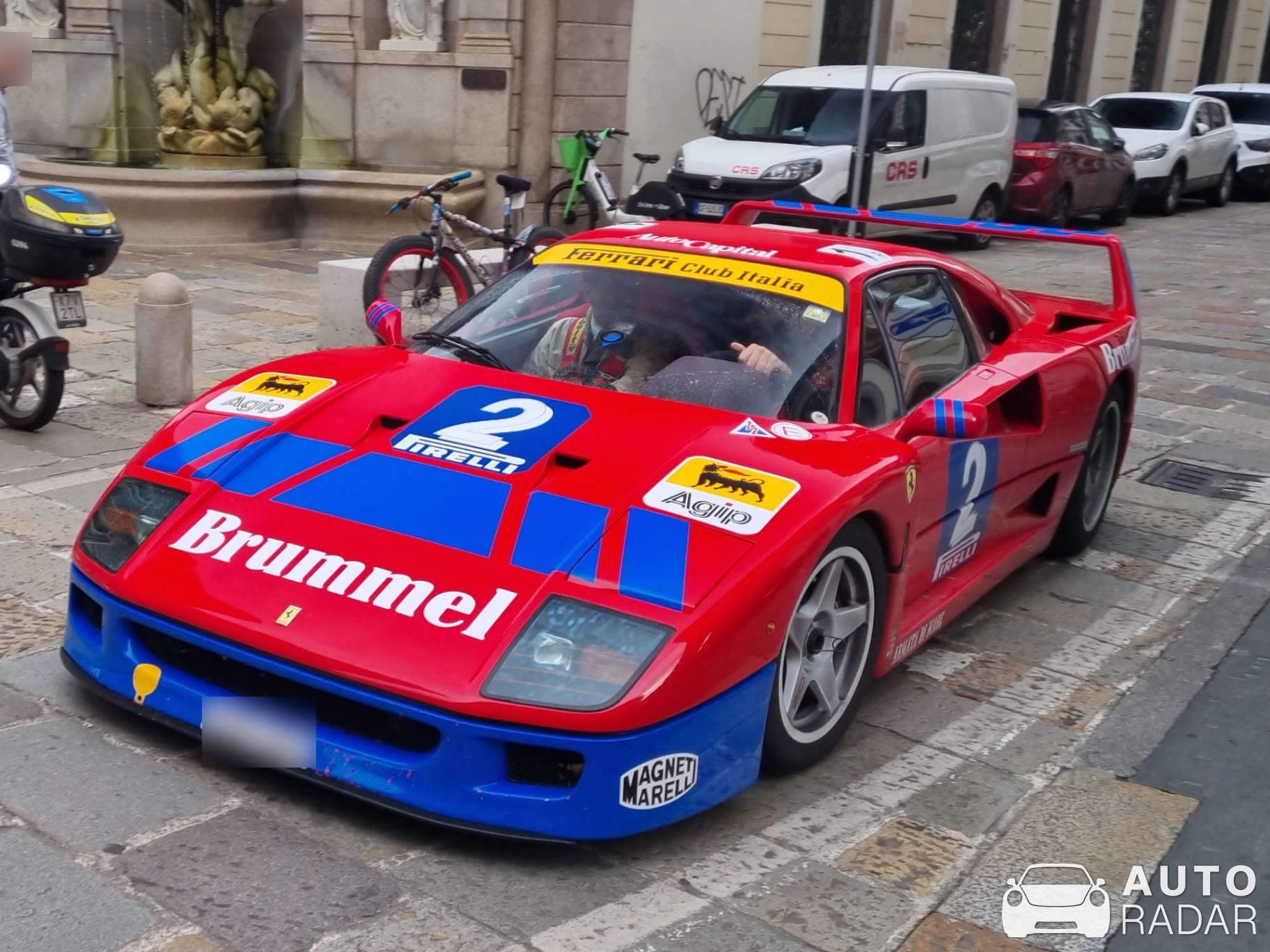Ferrari F40 GT spotted in Milano, Italia