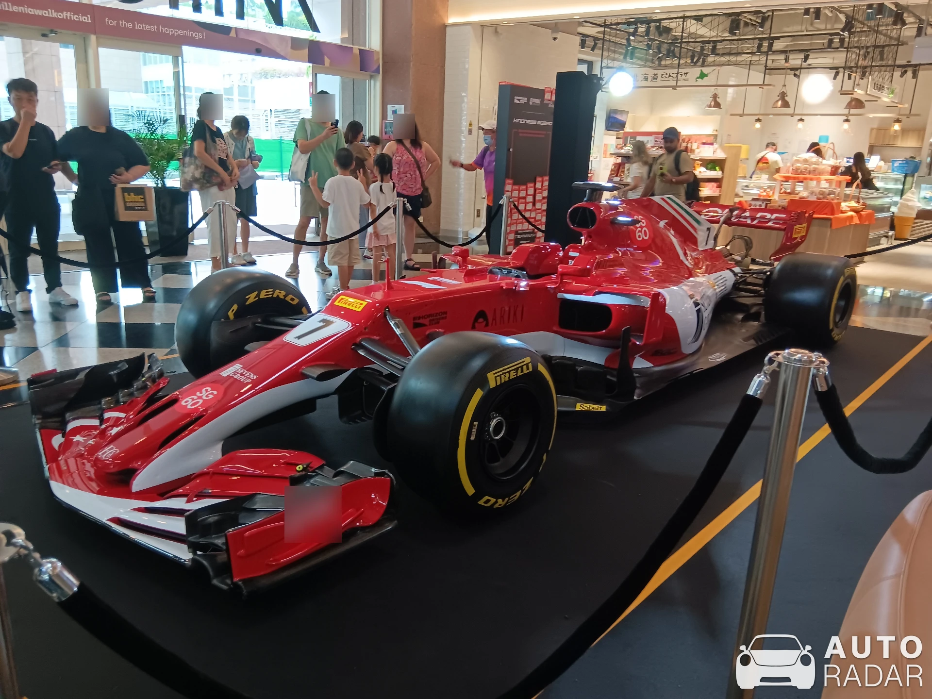 Force India VJM10-04 spotted in Singapore