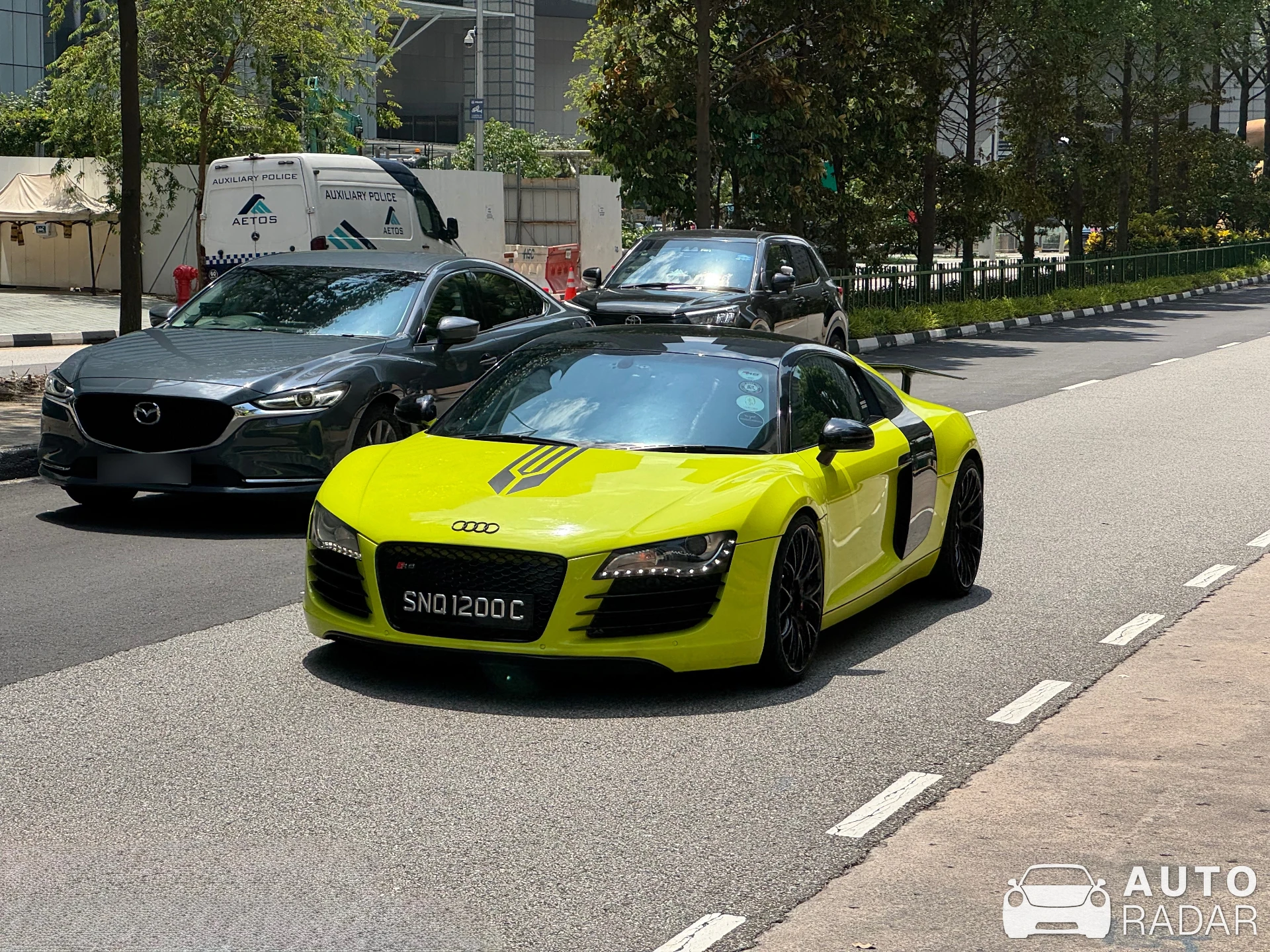 Audi R8 V8 Type 42 spotted in Singapore