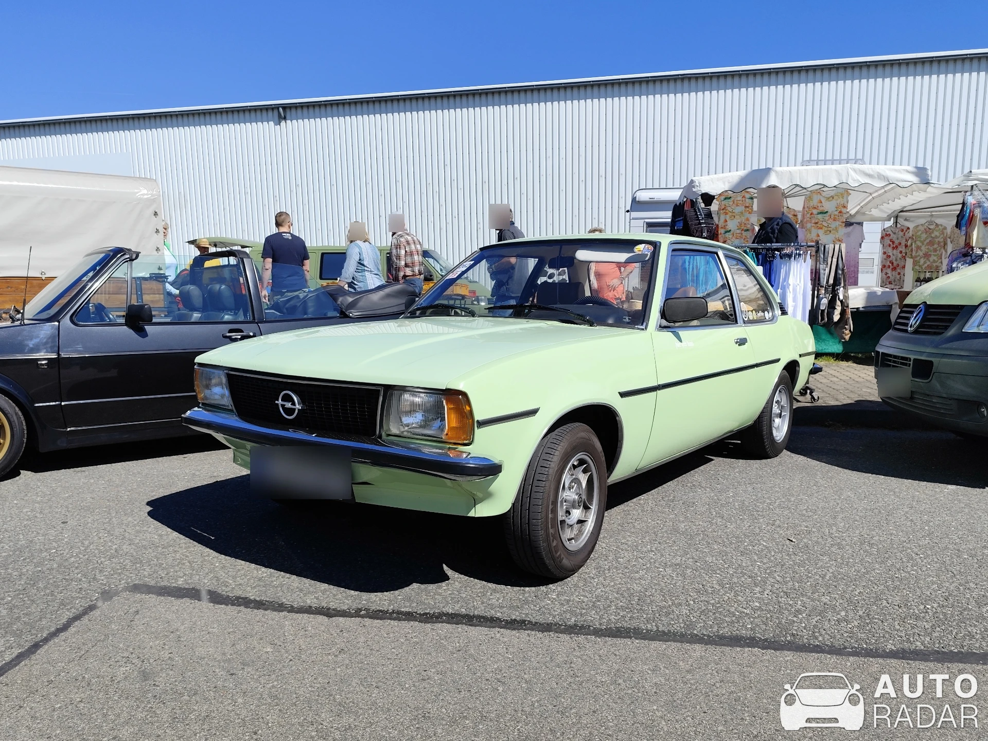 Opel Ascona spotted in Hartmannsdorf
