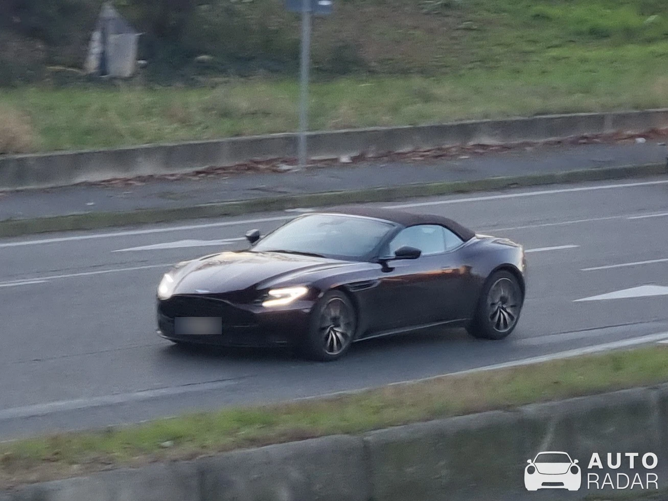 Aston Martin DB11 V8 Volante spotted in Milano, Italia