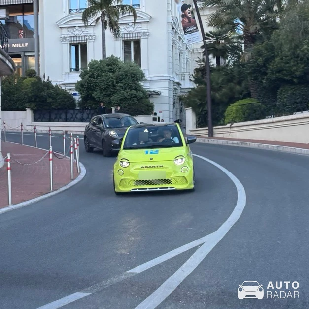 Abarth 595 Competizione Monster Energy Yamaha spotted in Monaco