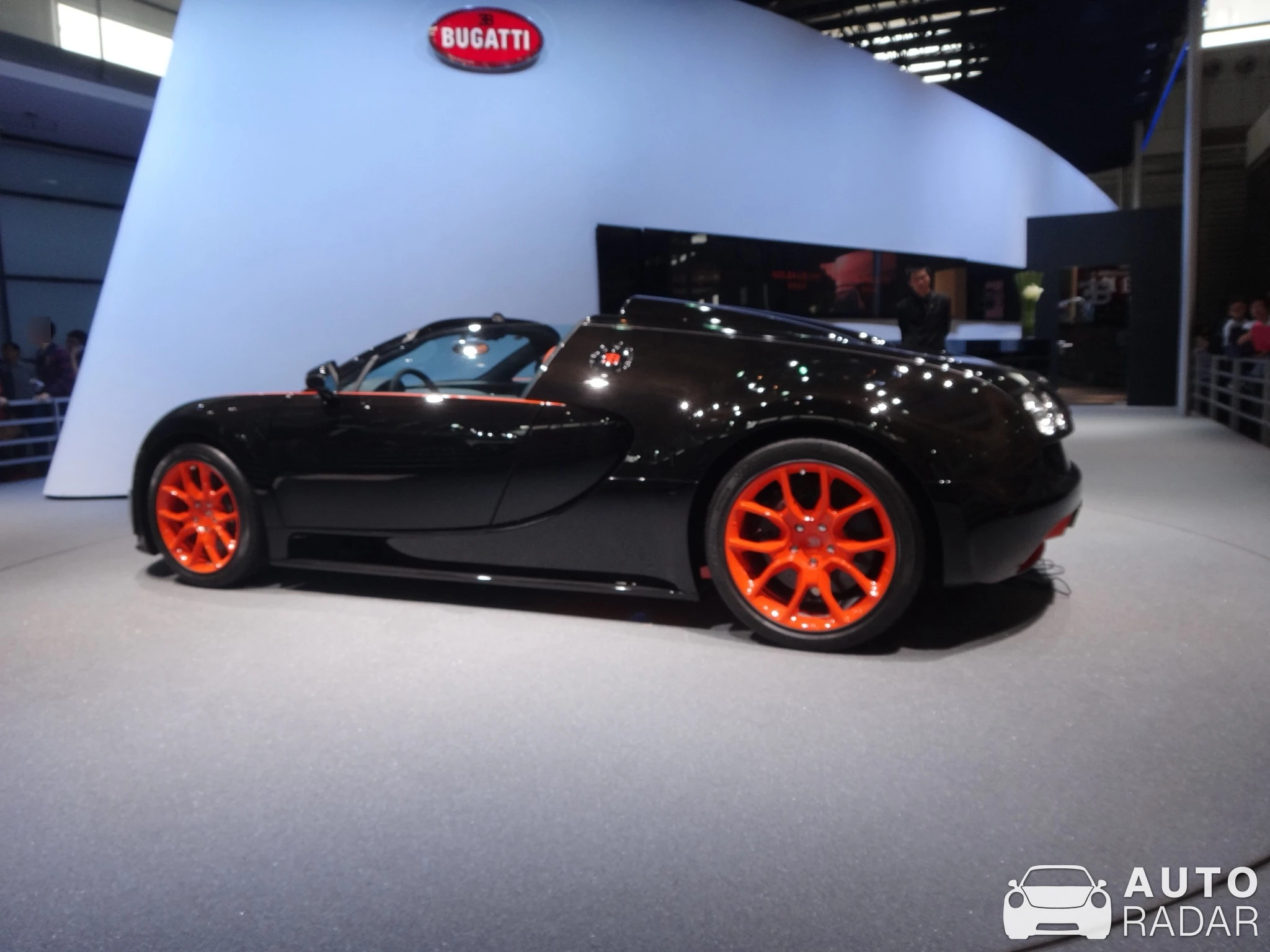 Bugatti Veyron 16.4 Grand Sport Vitesse World Record Car Edition spotted in Hermosa Beach
