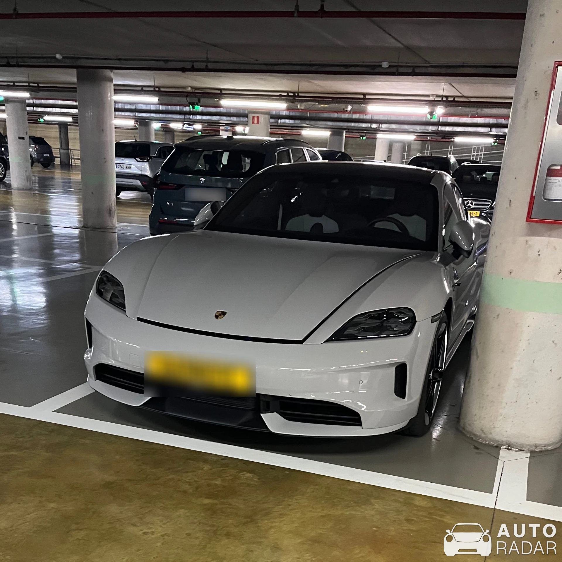 Porsche Taycan 4S spotted in Barcelona, Spain
