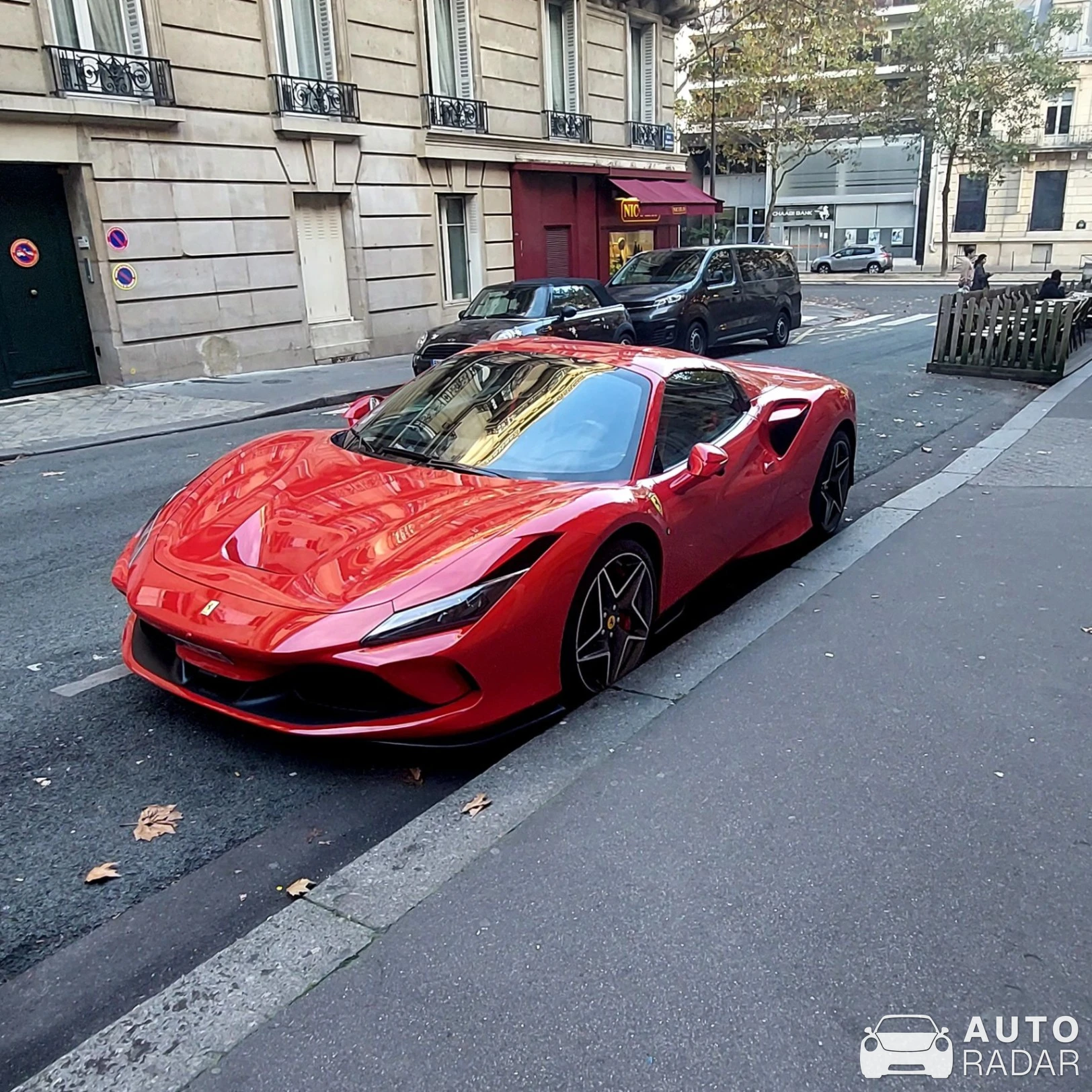 Ferrari F8 Spider spotted in Paris, France