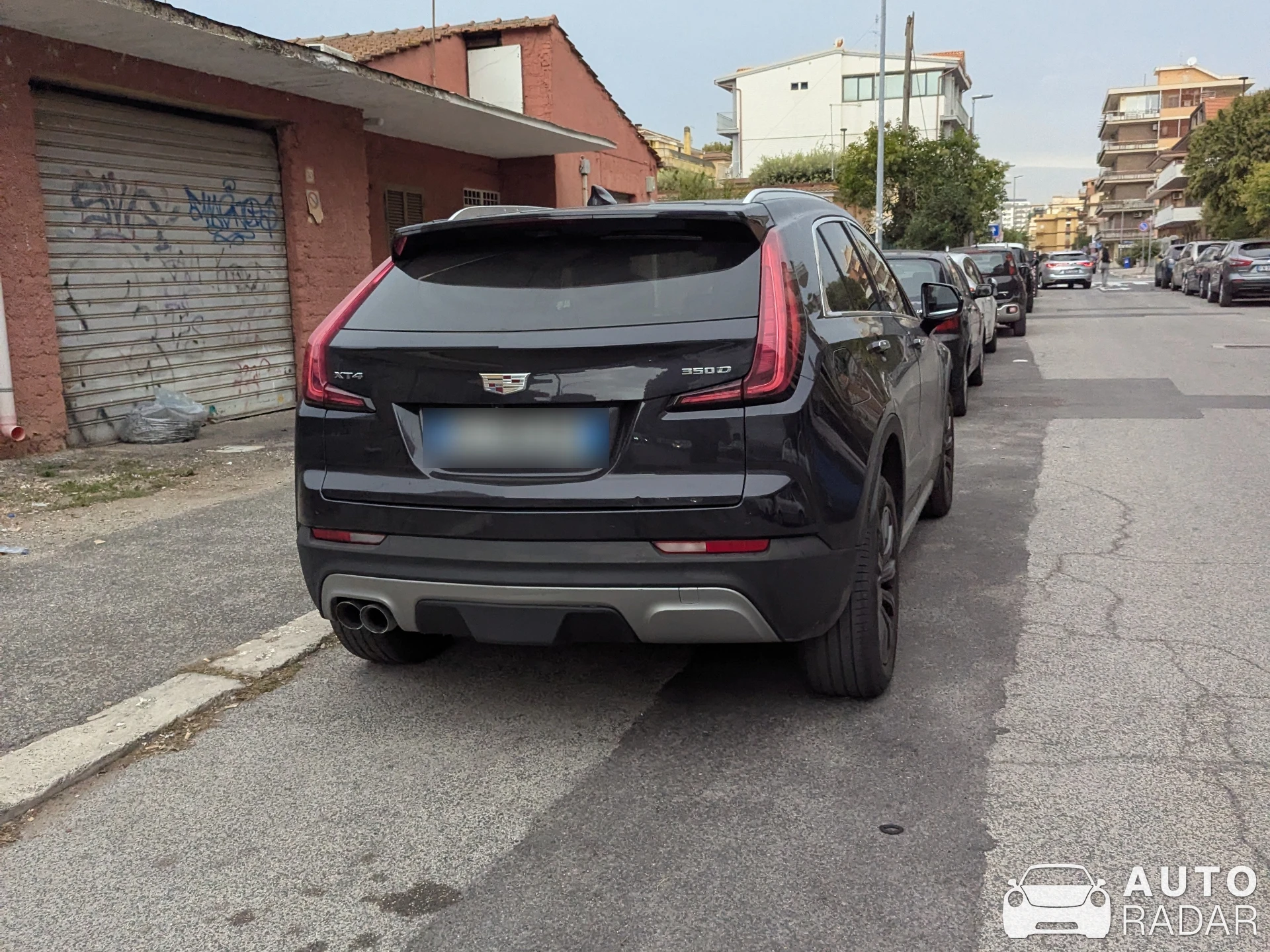 Cadillac XT4 spotted in Pomezia