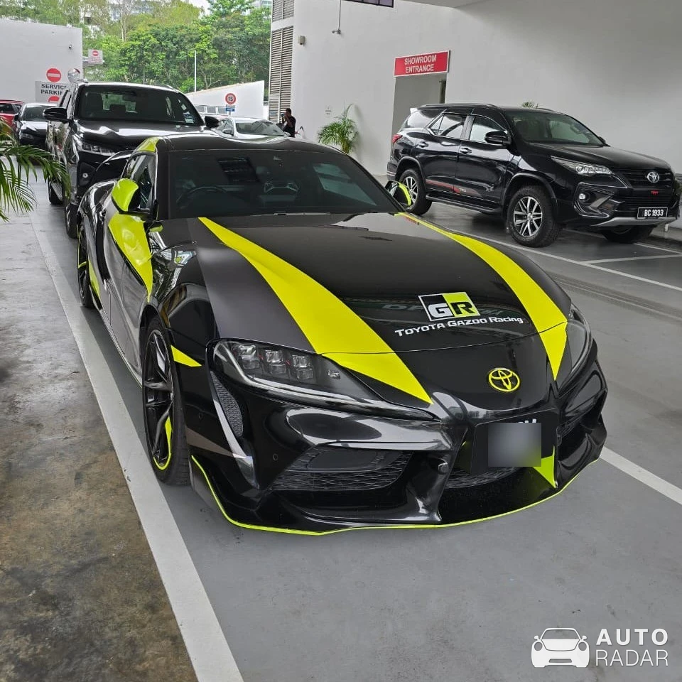 Toyota GR Supra A90 spotted in Kuala Lumpur, Malaysia