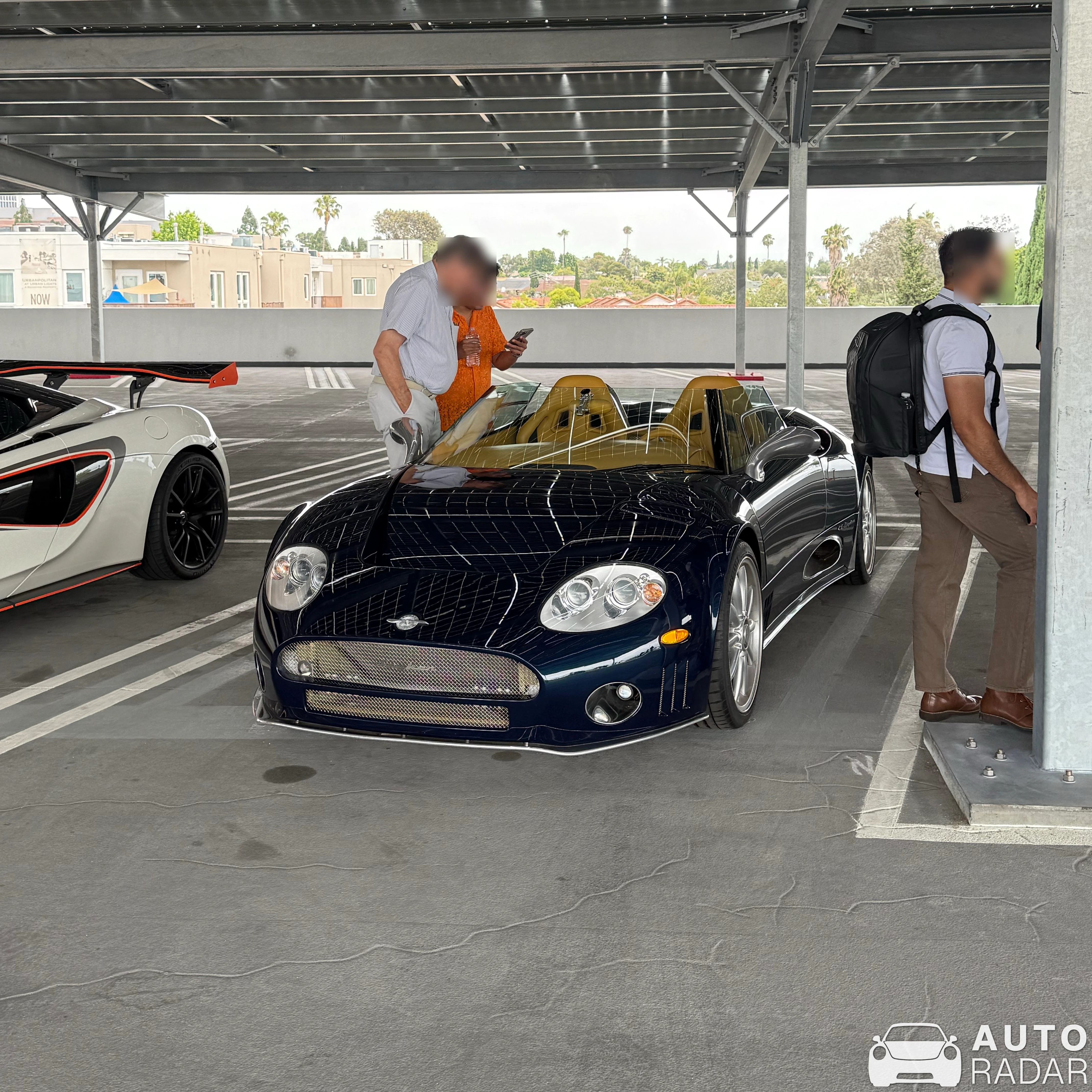 Spyker C8 Spyder SWB spotted in Los Angeles