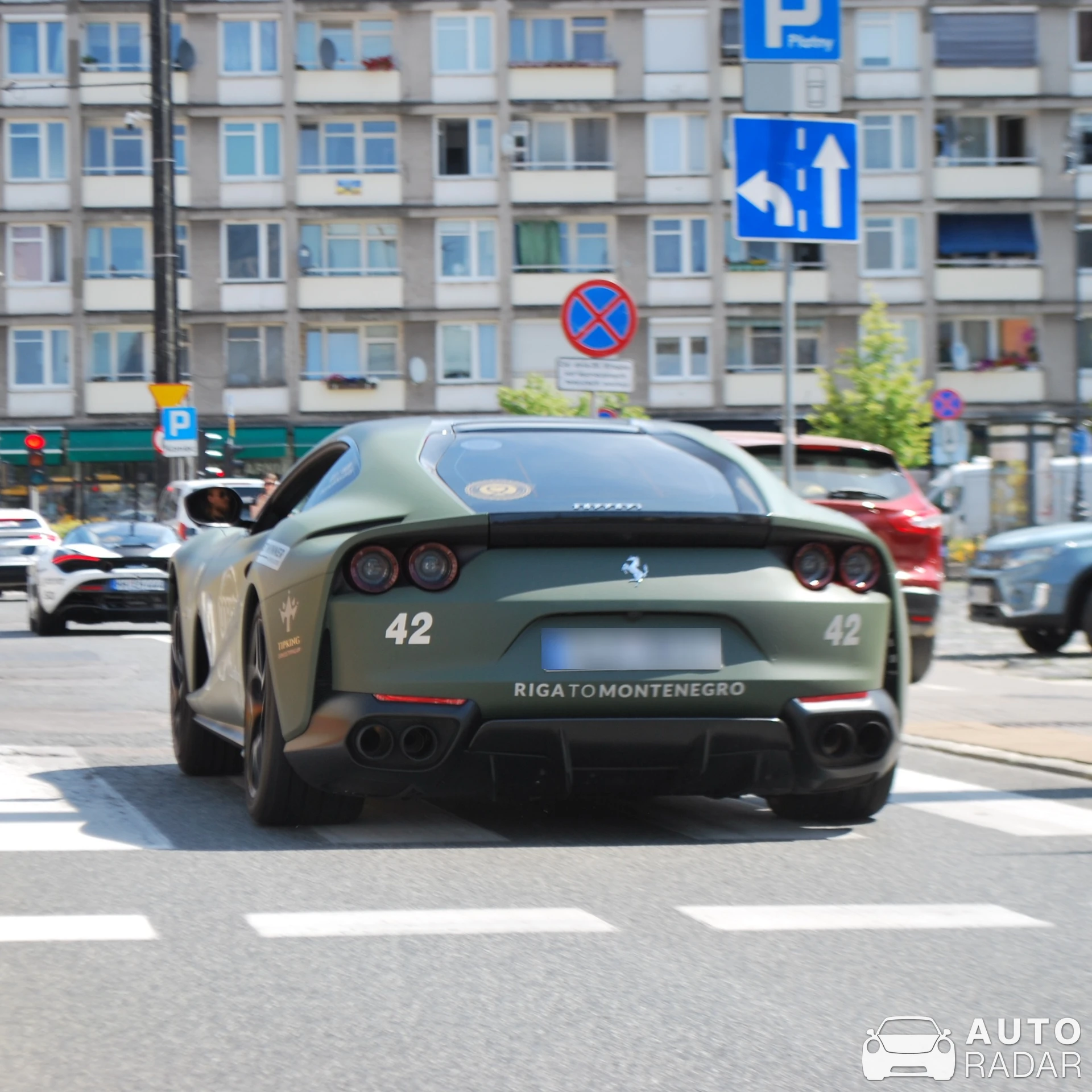 Ferrari 812 Superfast spotted in Warszawa, Poland