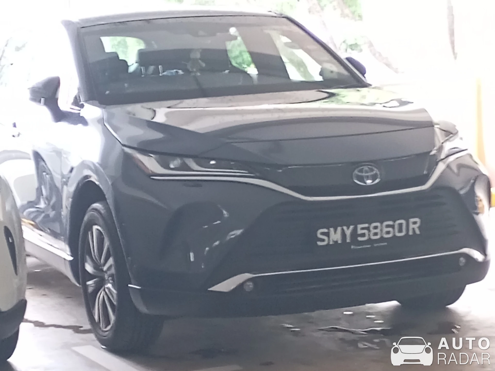 Toyota Harrier spotted in Singapore