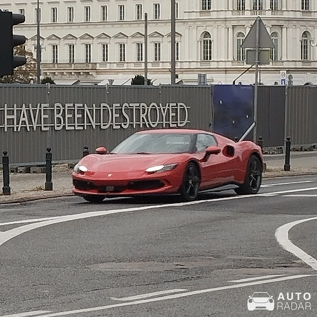 Ferrari 296 GTB spotted in Warszawa, Poland