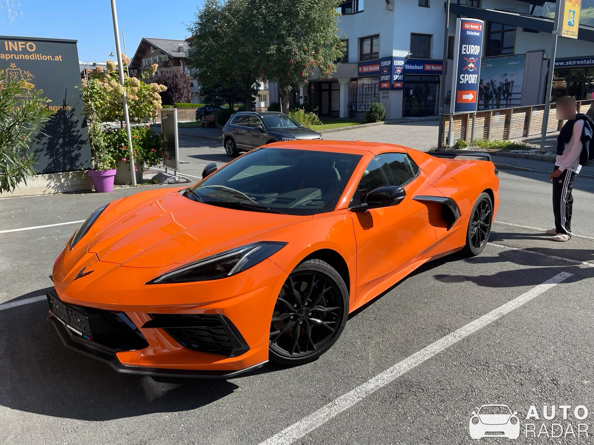 Chevrolet Corvette C8 Stingray spotted in Zell am See