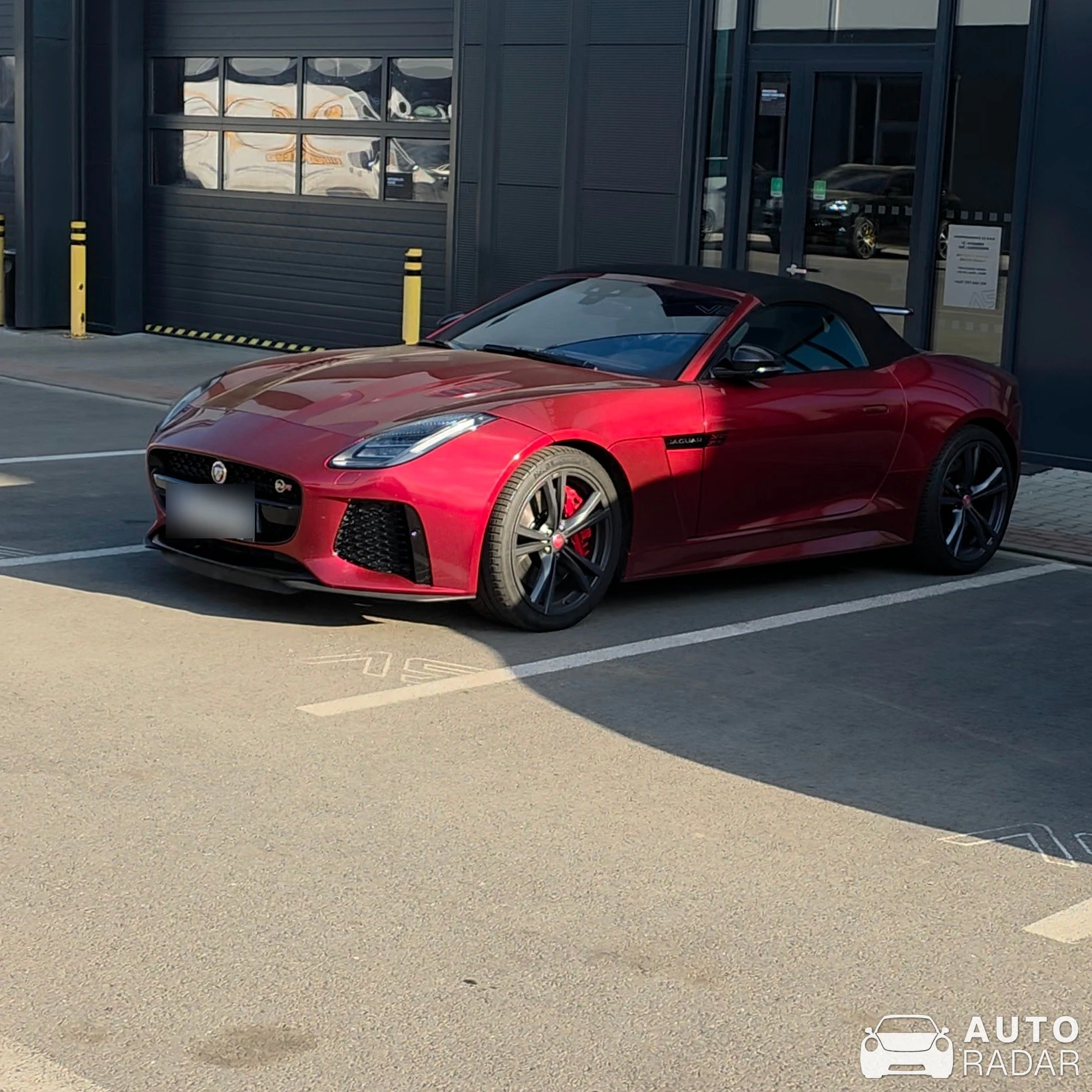 Jaguar F-Type SVR Convertible spotted in Praha