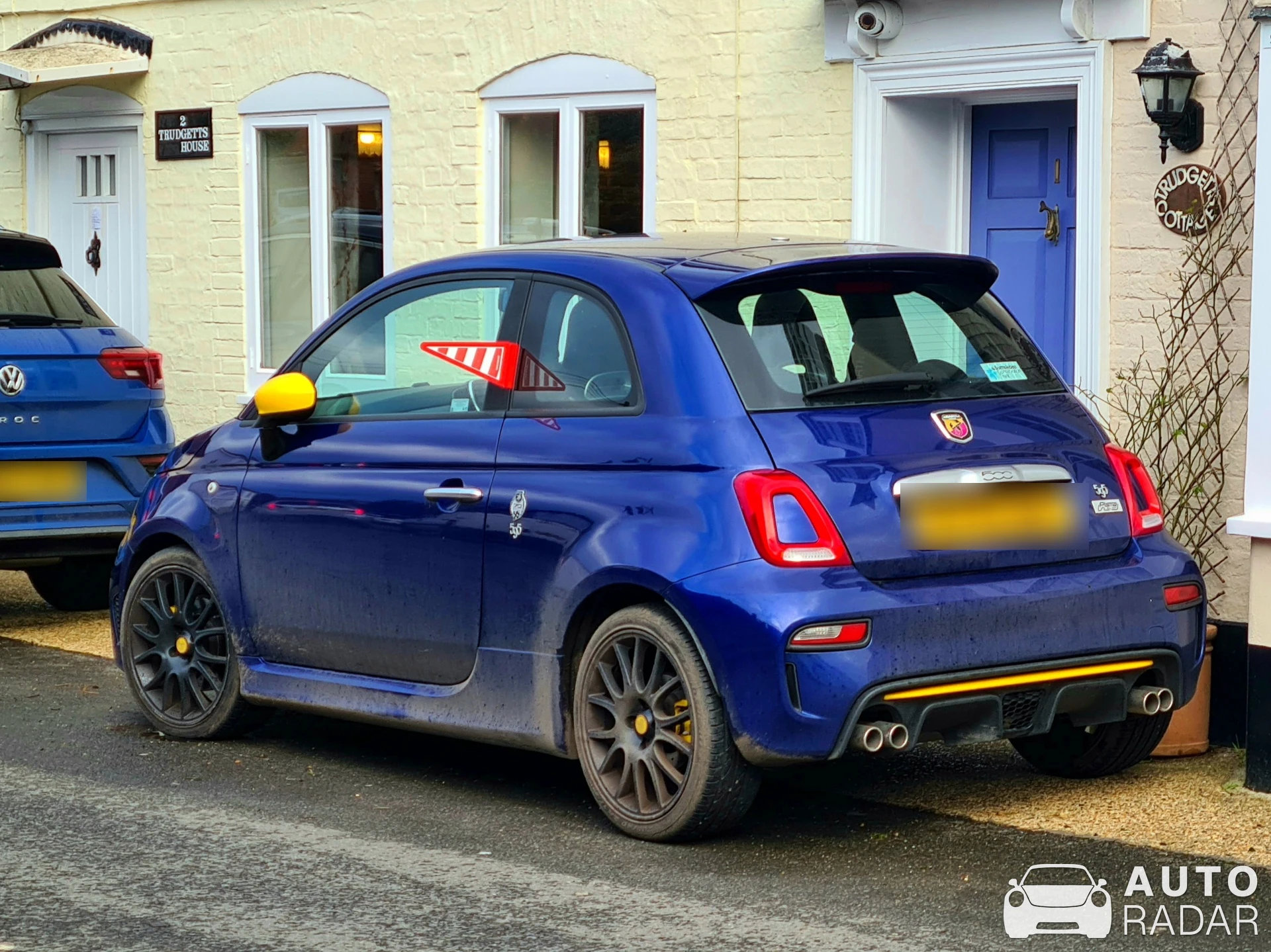 Abarth 595 Pista spotted in Westbourne, United Kingdom