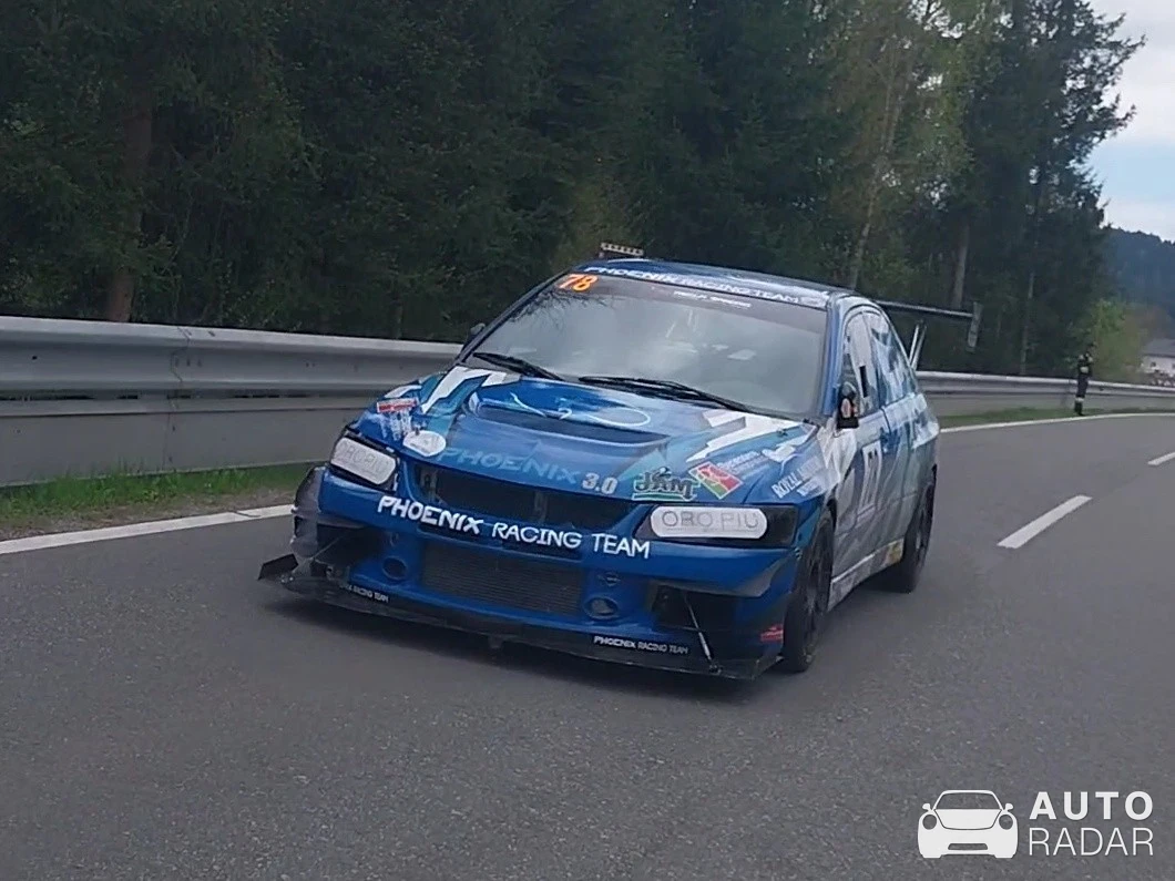 Mitsubishi Lancer Evolution IX spotted in Semriach, Austria