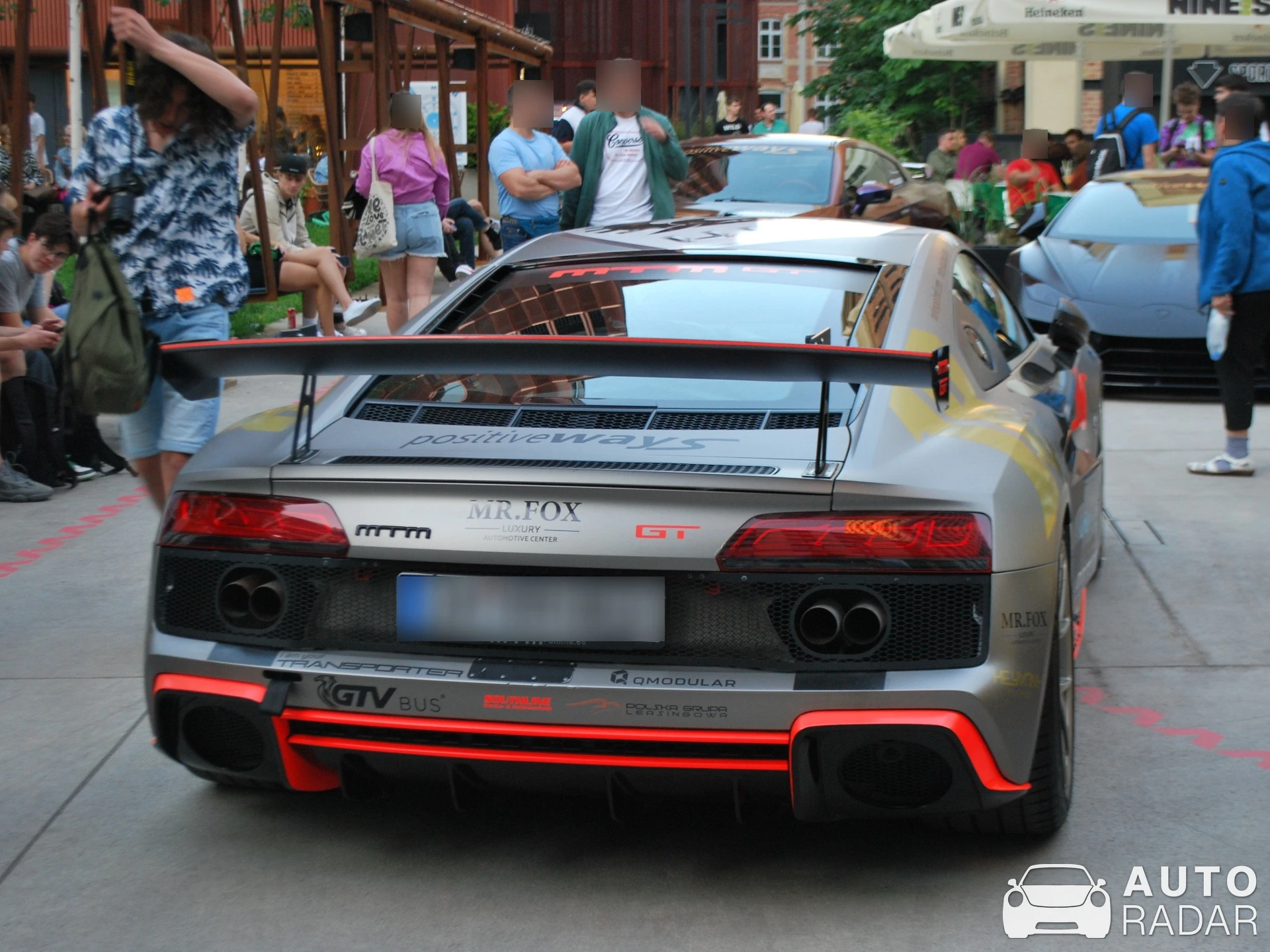 Audi MTM R8 GT4 Street spotted in Warszawa, Poland