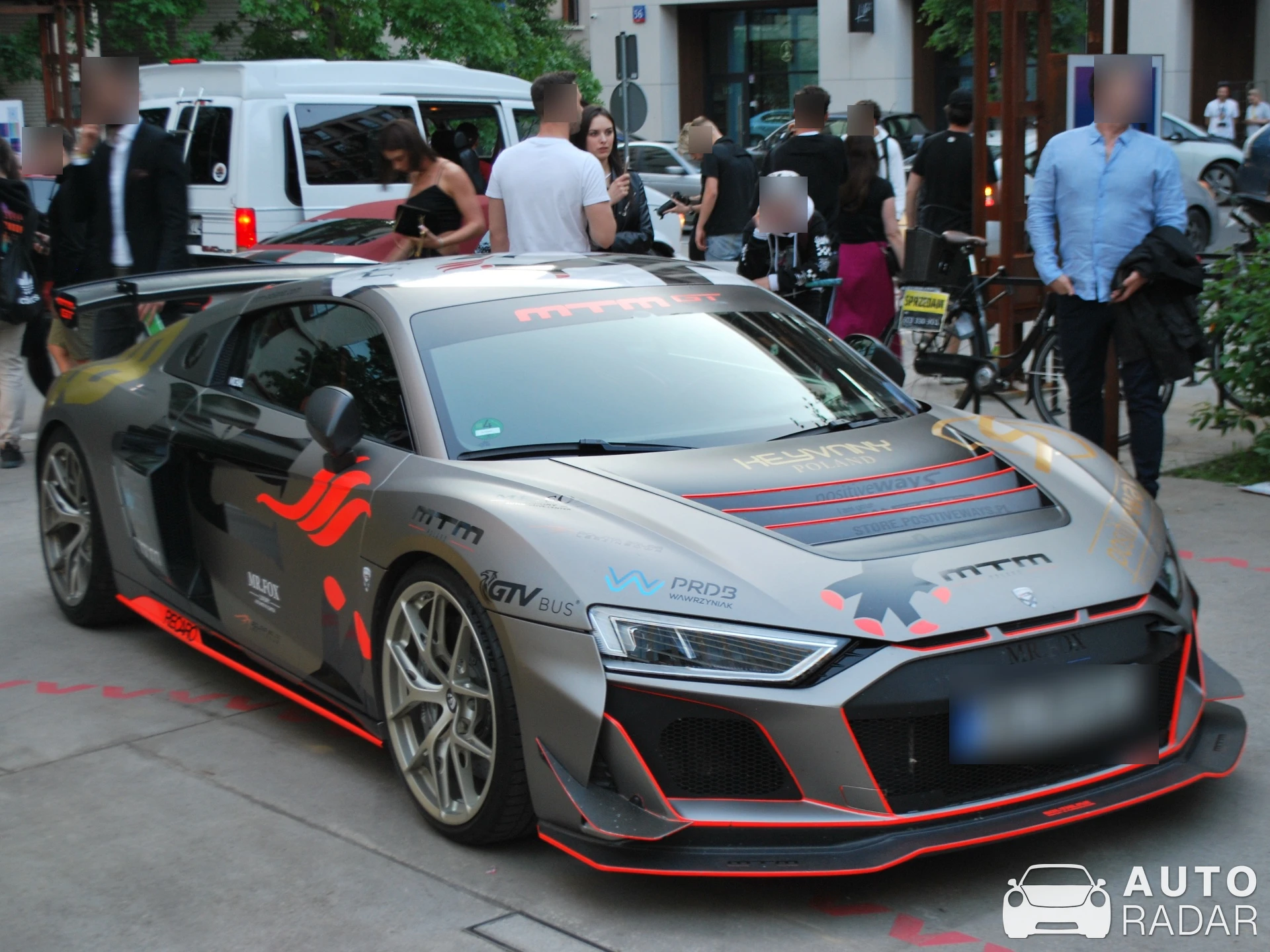 Audi MTM R8 GT4 Street spotted in Warszawa