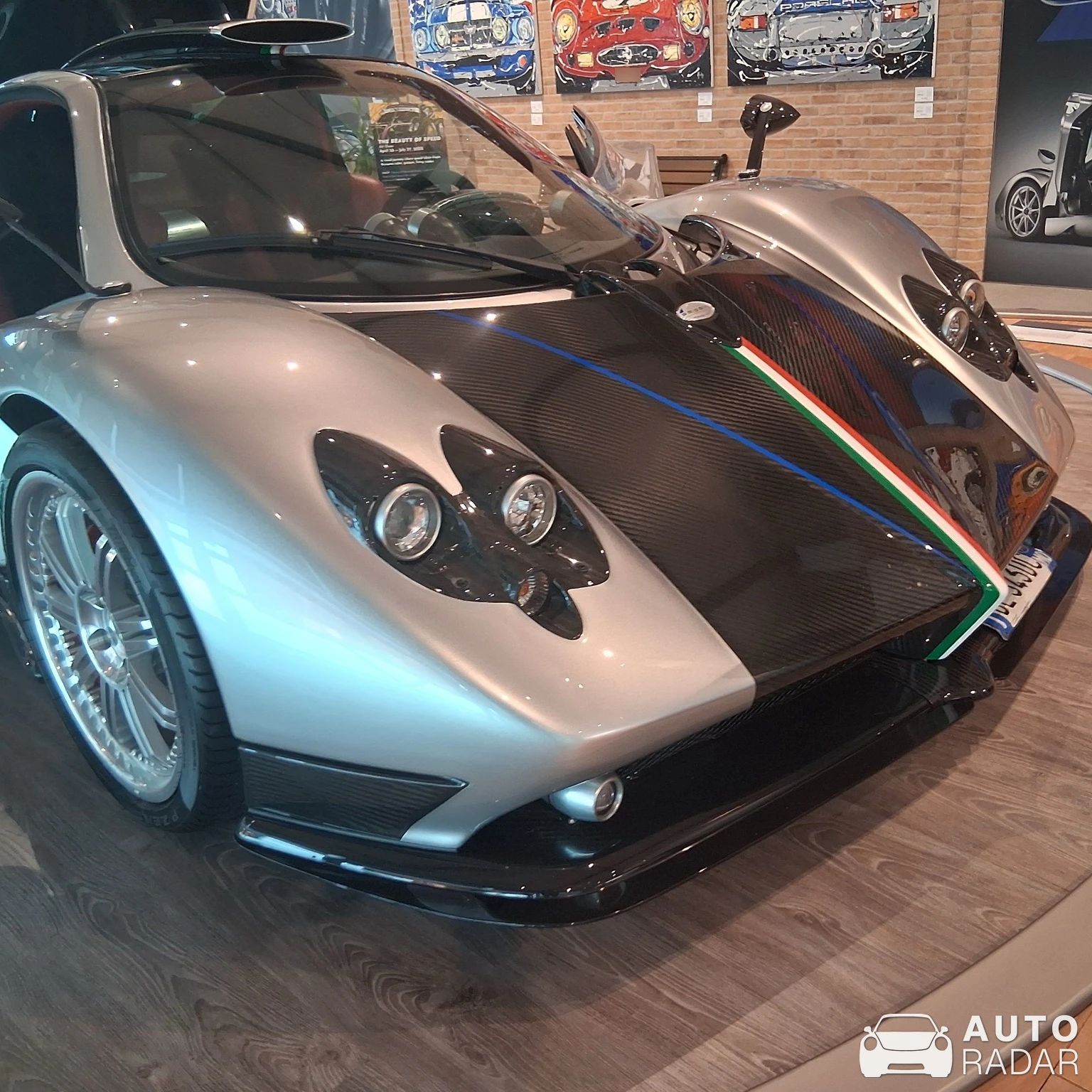 Pagani Zonda F Roadster Clubsport spotted in San Cesario sul Panaro
