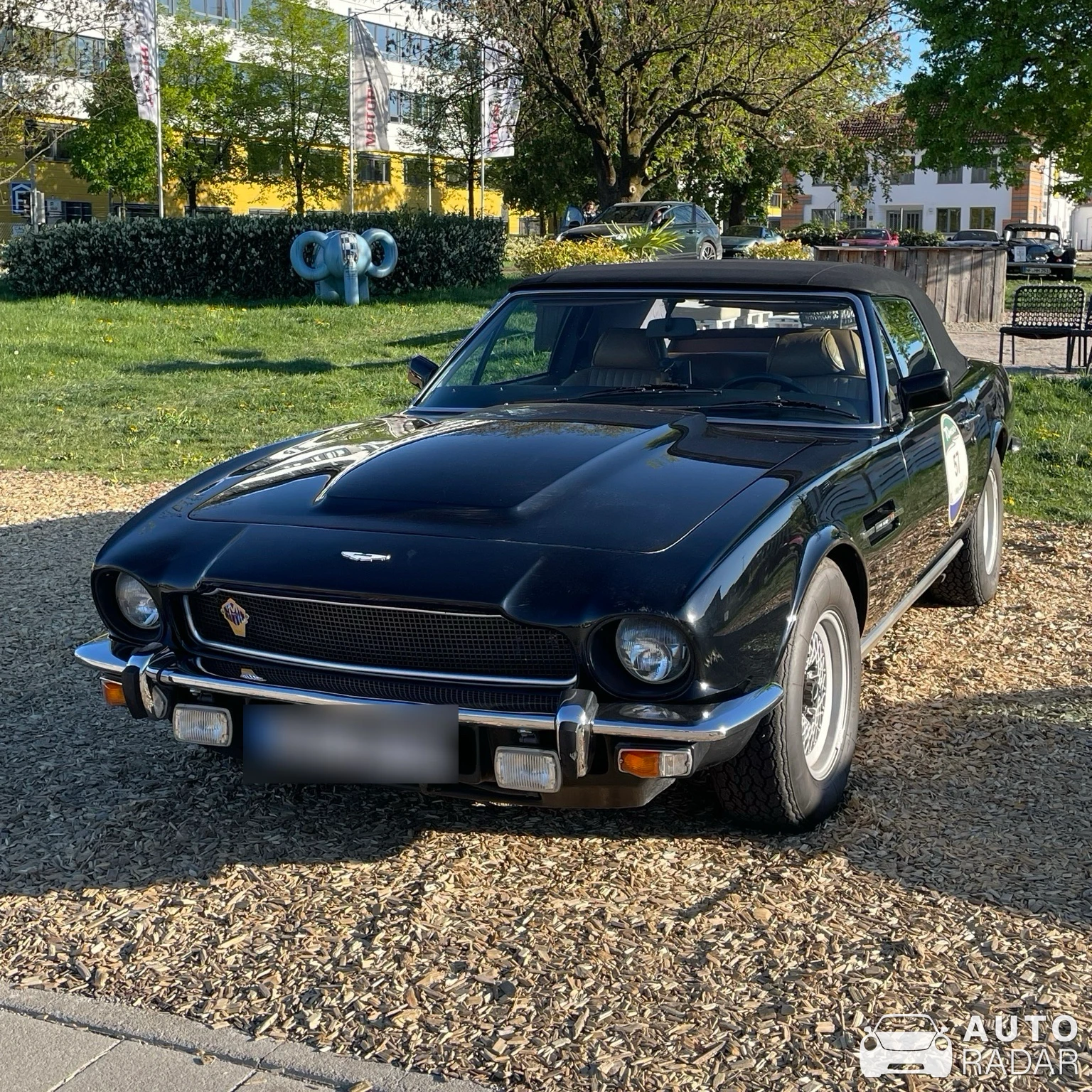 Aston Martin V8 Volante spotted in München