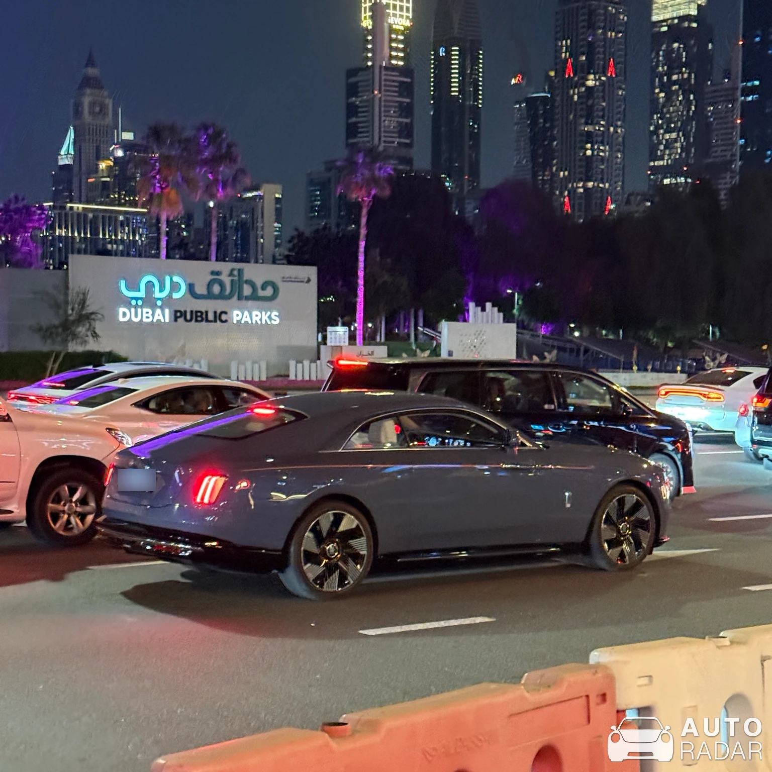 Rolls-Royce Spectre spotted in Dubai, United Arab Emirates