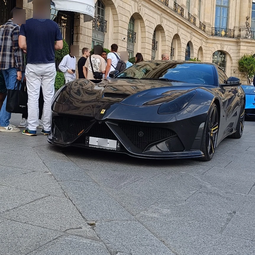 Ferrari F12berlinetta Mansory Stallone spotted in Paris