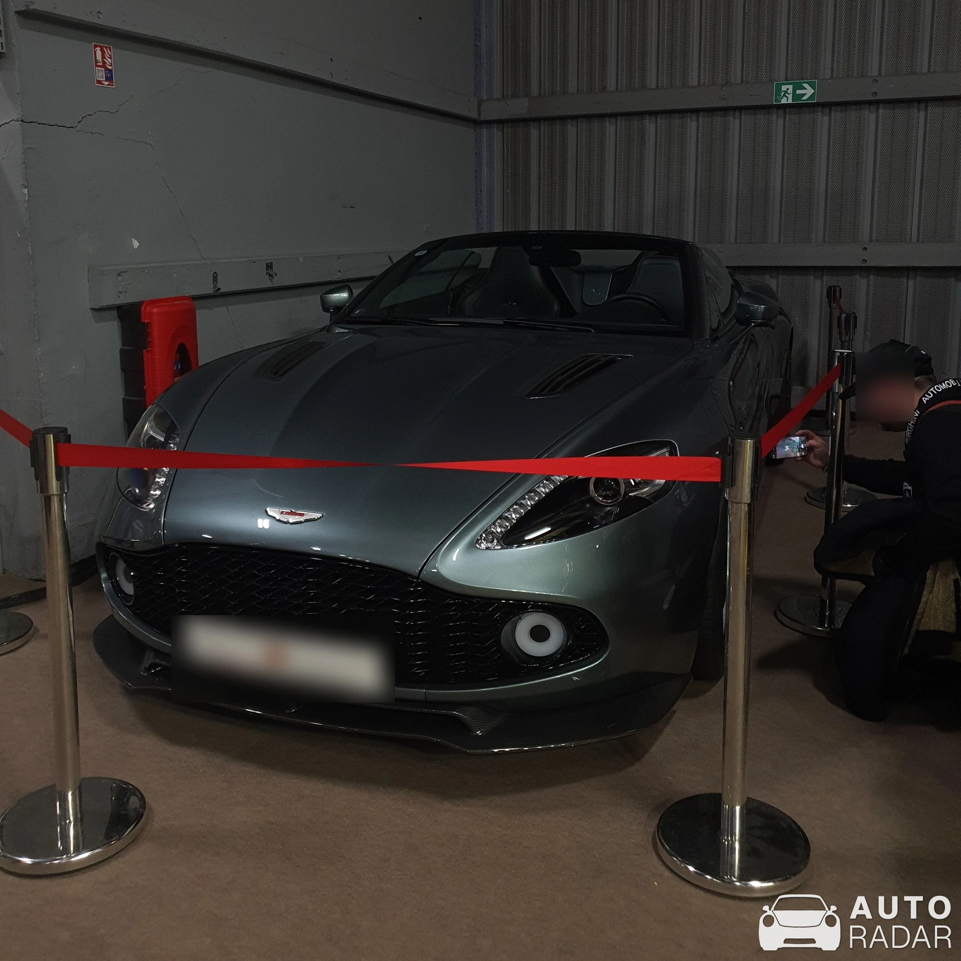 Aston Martin Vanquish Volante Zagato spotted in Paris