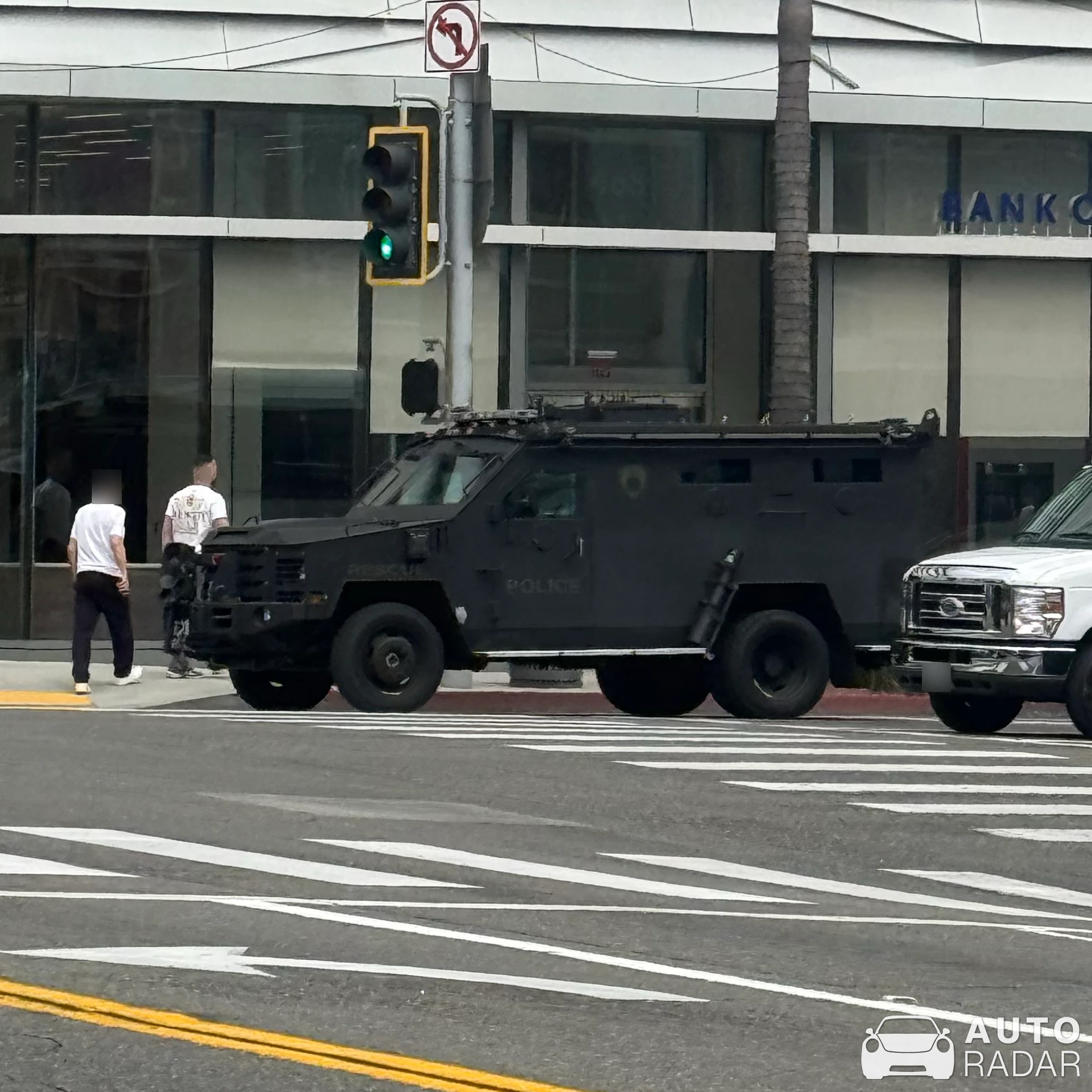 Lenco BearCat G3 spotted in Beverly Hills