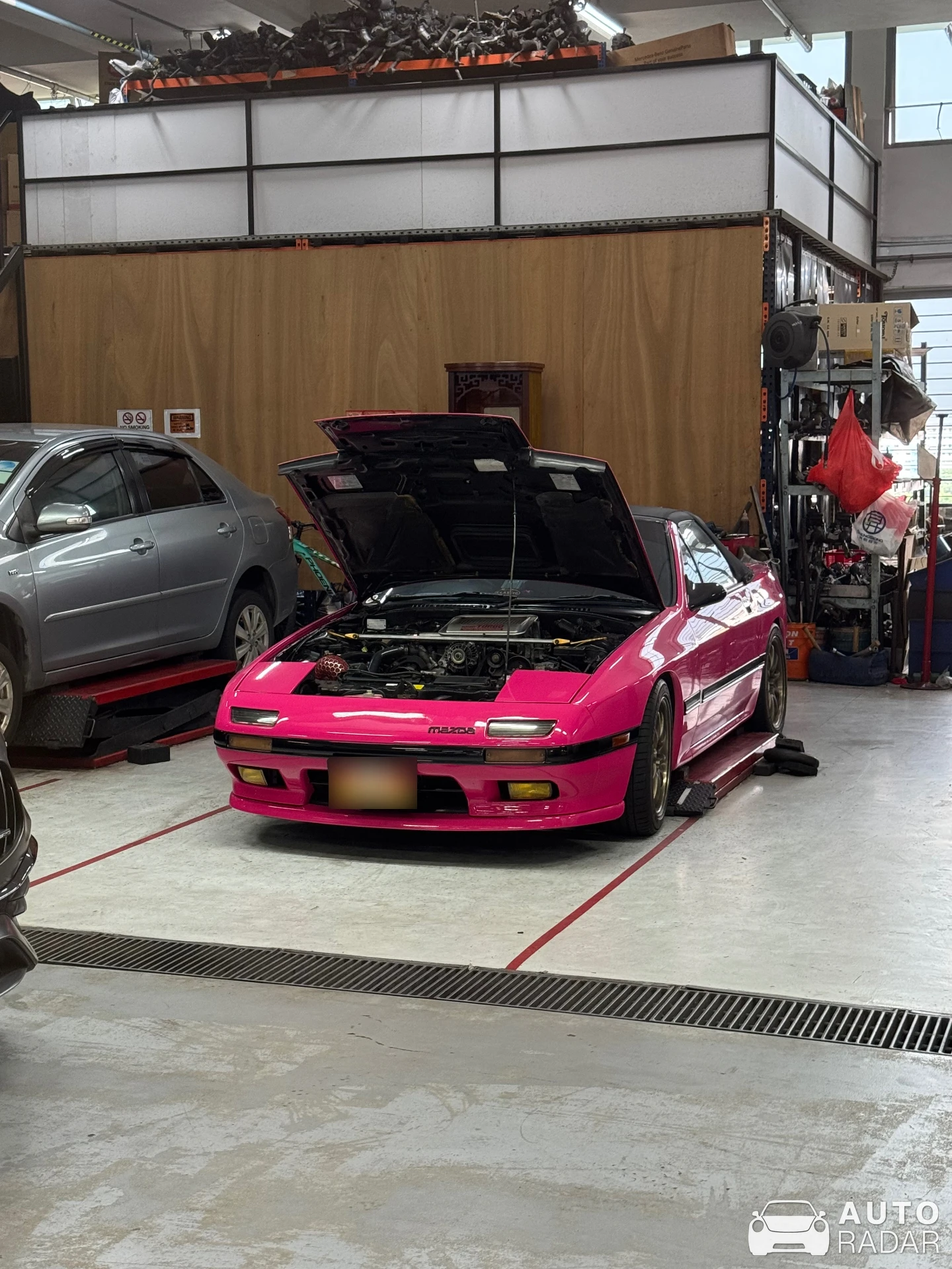 Mazda RX-7 FC3S Convertible spotted in Singapore
