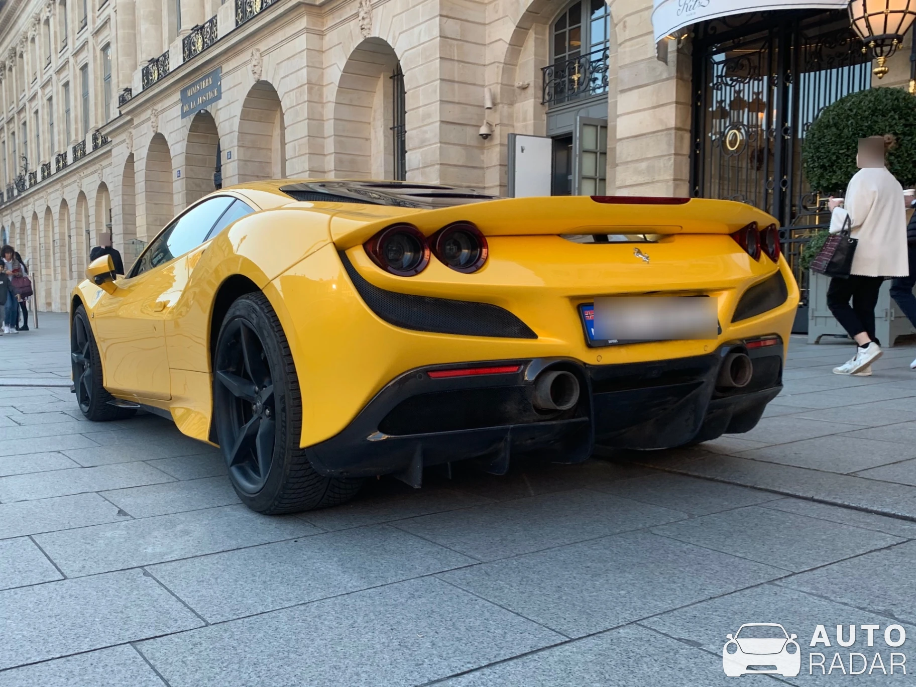 Ferrari F8 Tributo spotted in Paris, France