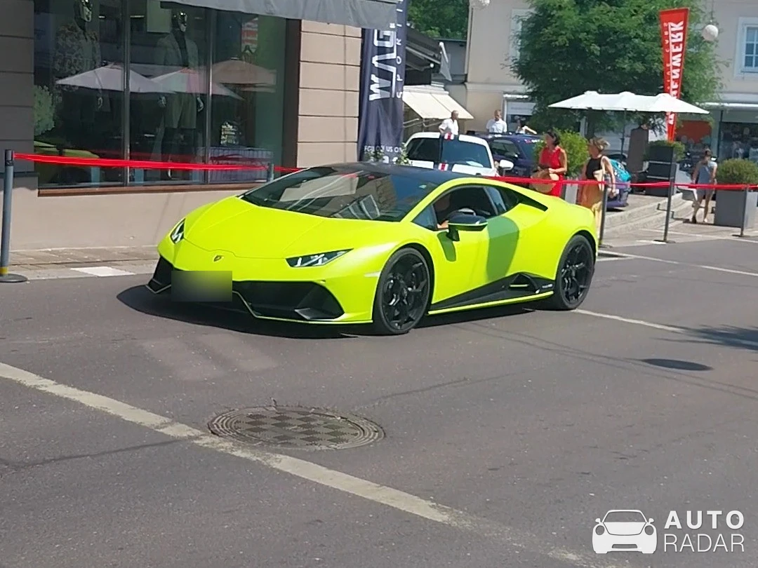 Lamborghini Huracán LP640-4 EVO Fluo Capsule spotted in Velden am Wörthersee, Österreich