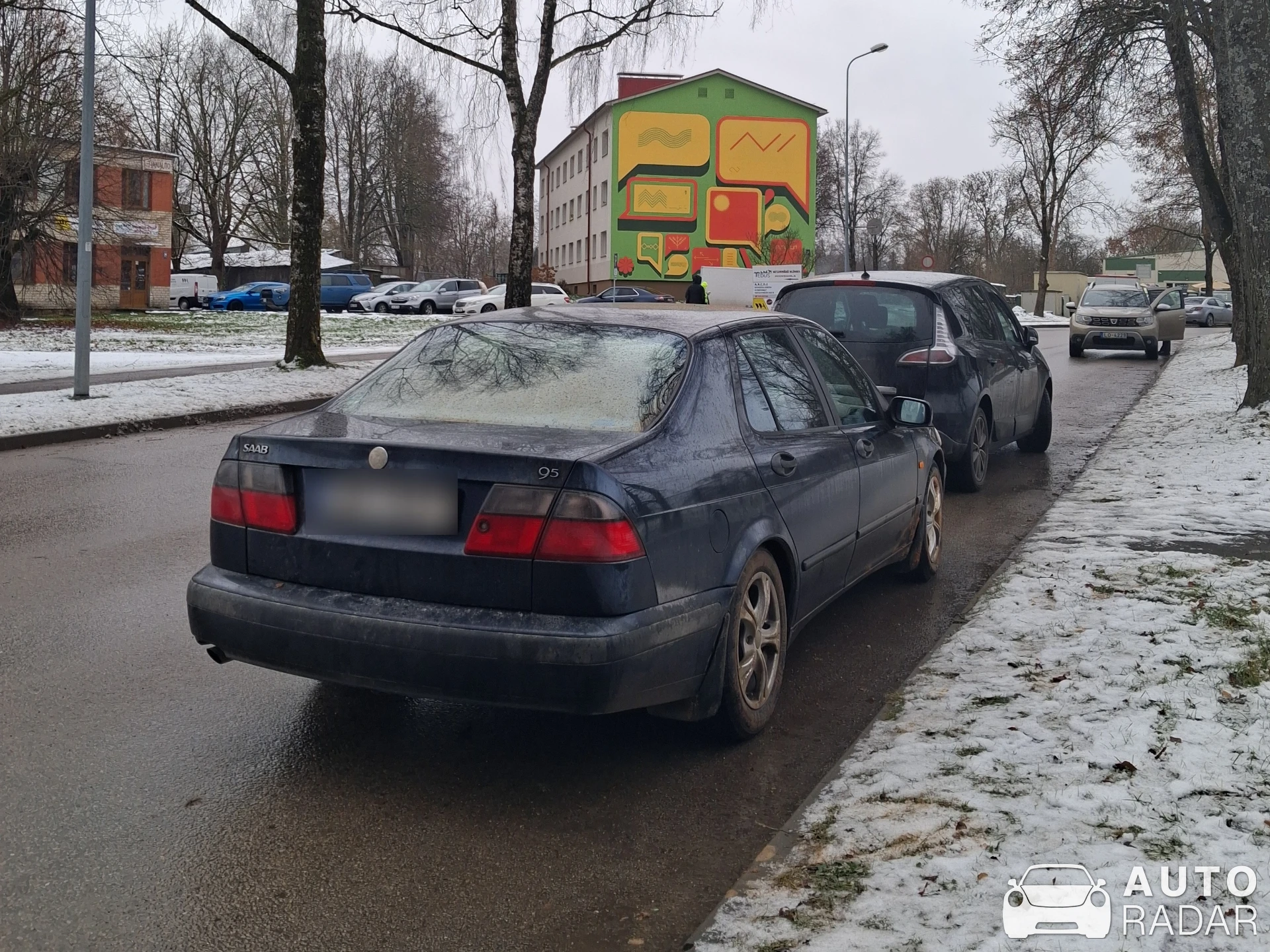 Saab 9-5 spotted in Cēsis