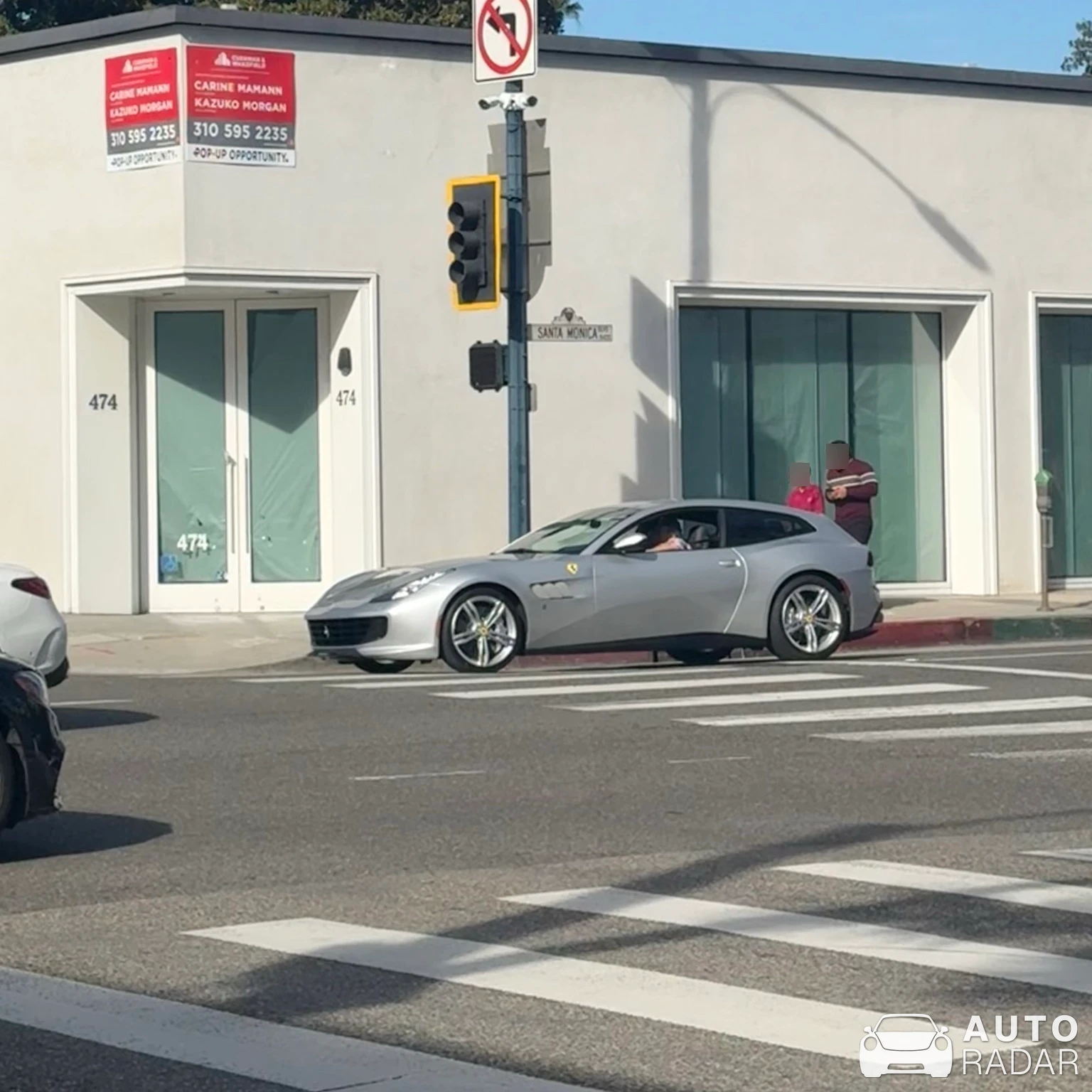 Ferrari GTC4Lusso spotted in Beverly Hills, United States