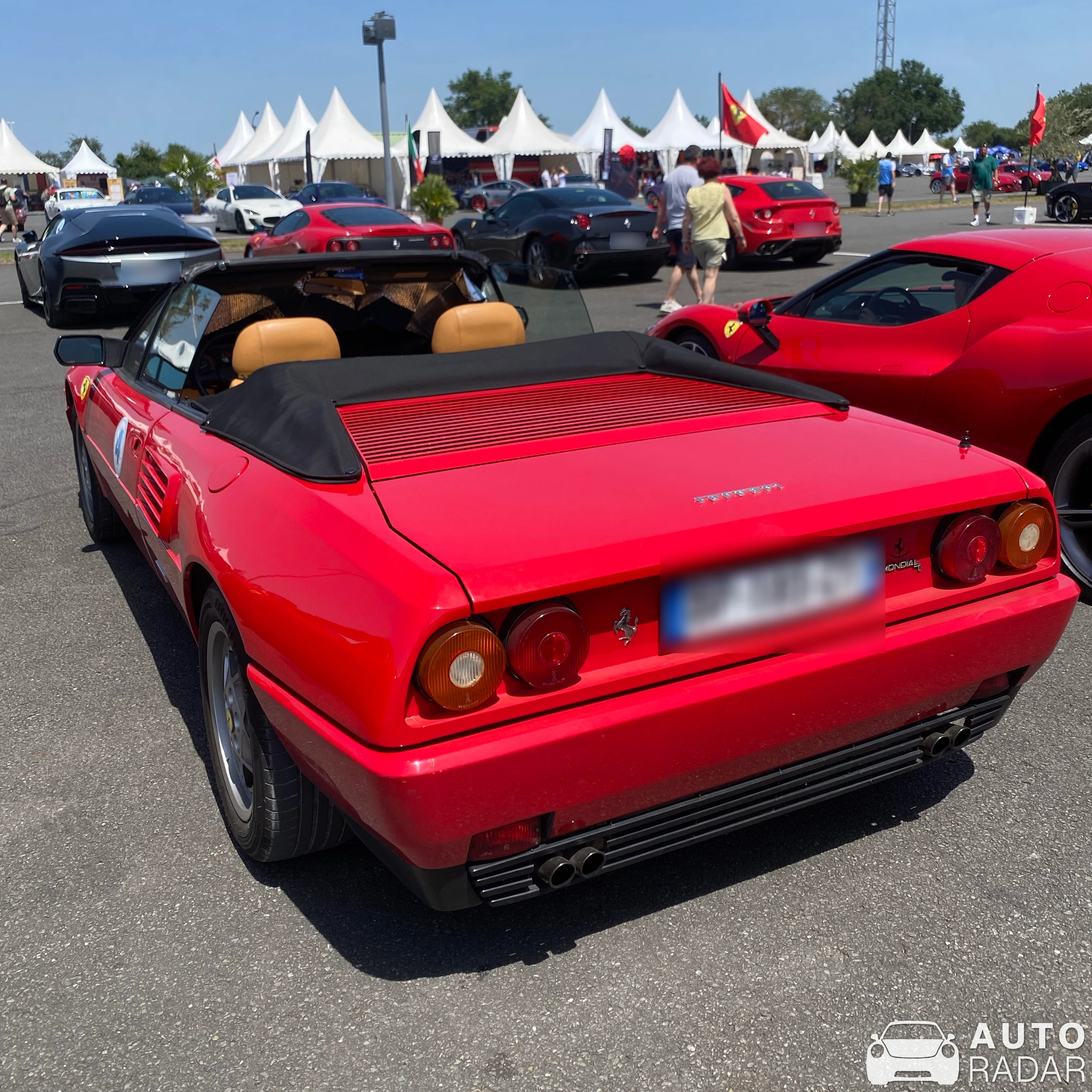 Ferrari Mondial T Cabriolet spotted in Le Vigeant, France