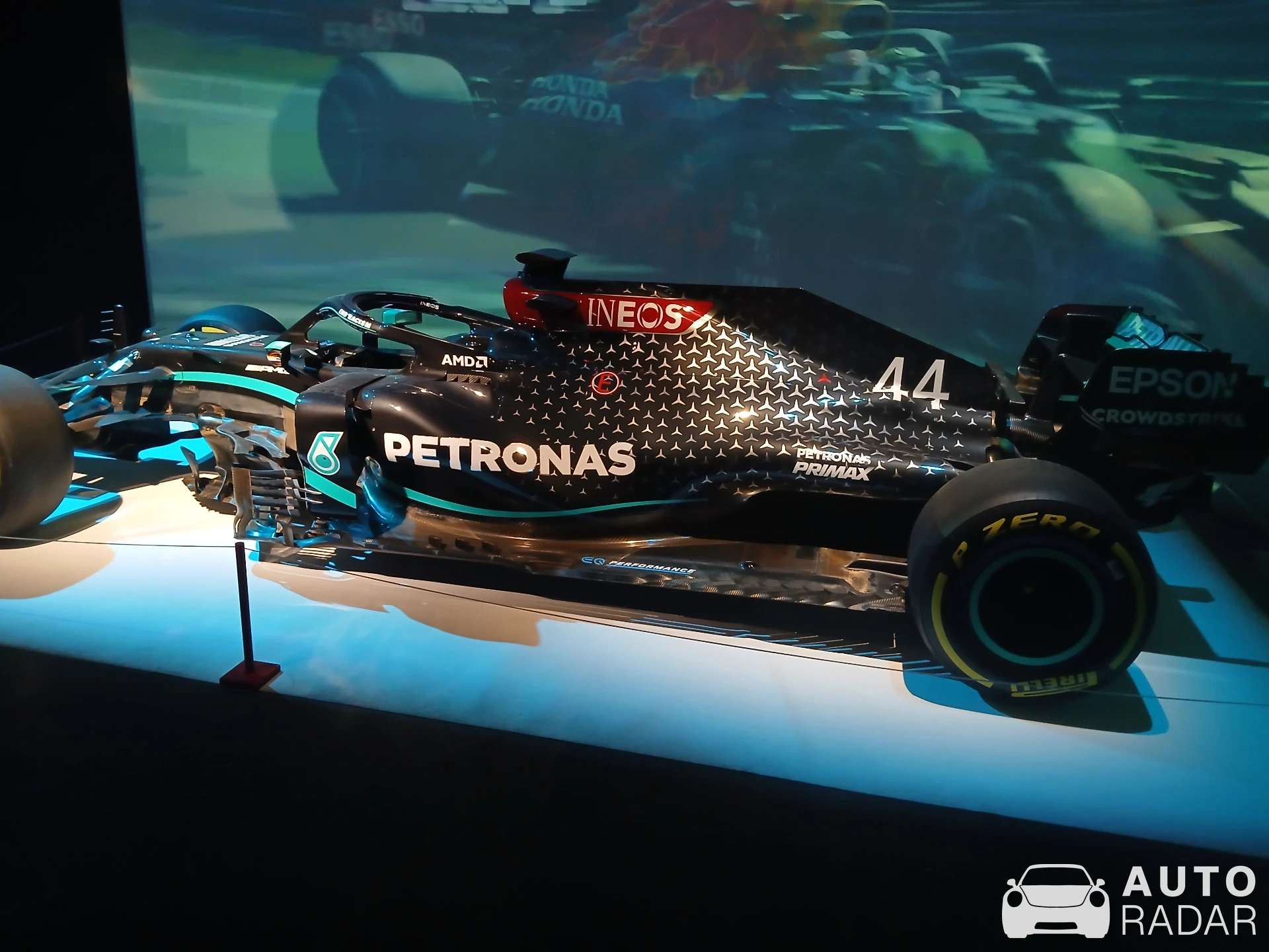 Mercedes F1 W07 Hybrid spotted in Mulhouse
