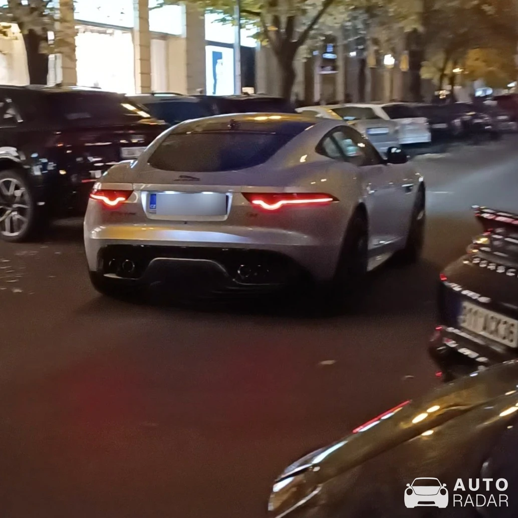 Jaguar F-Type R Coupé spotted in Praha 1, Czechia
