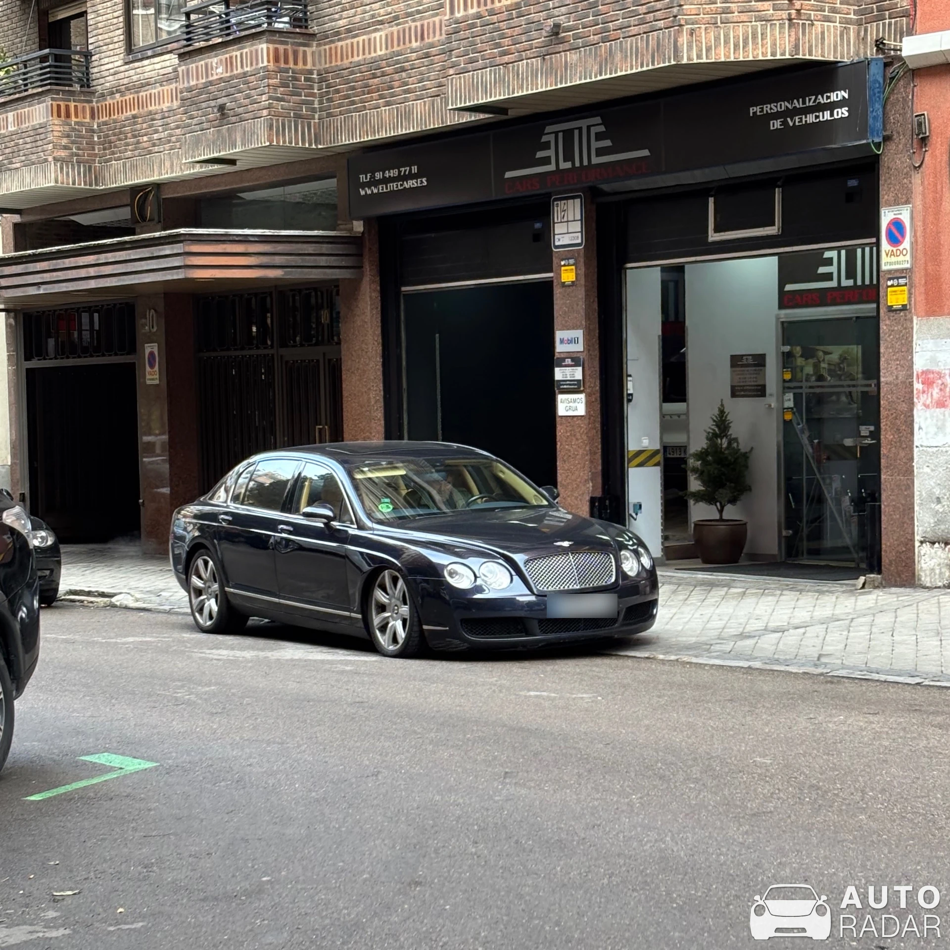 Bentley Continental Flying Spur spotted in Madrid, Spain