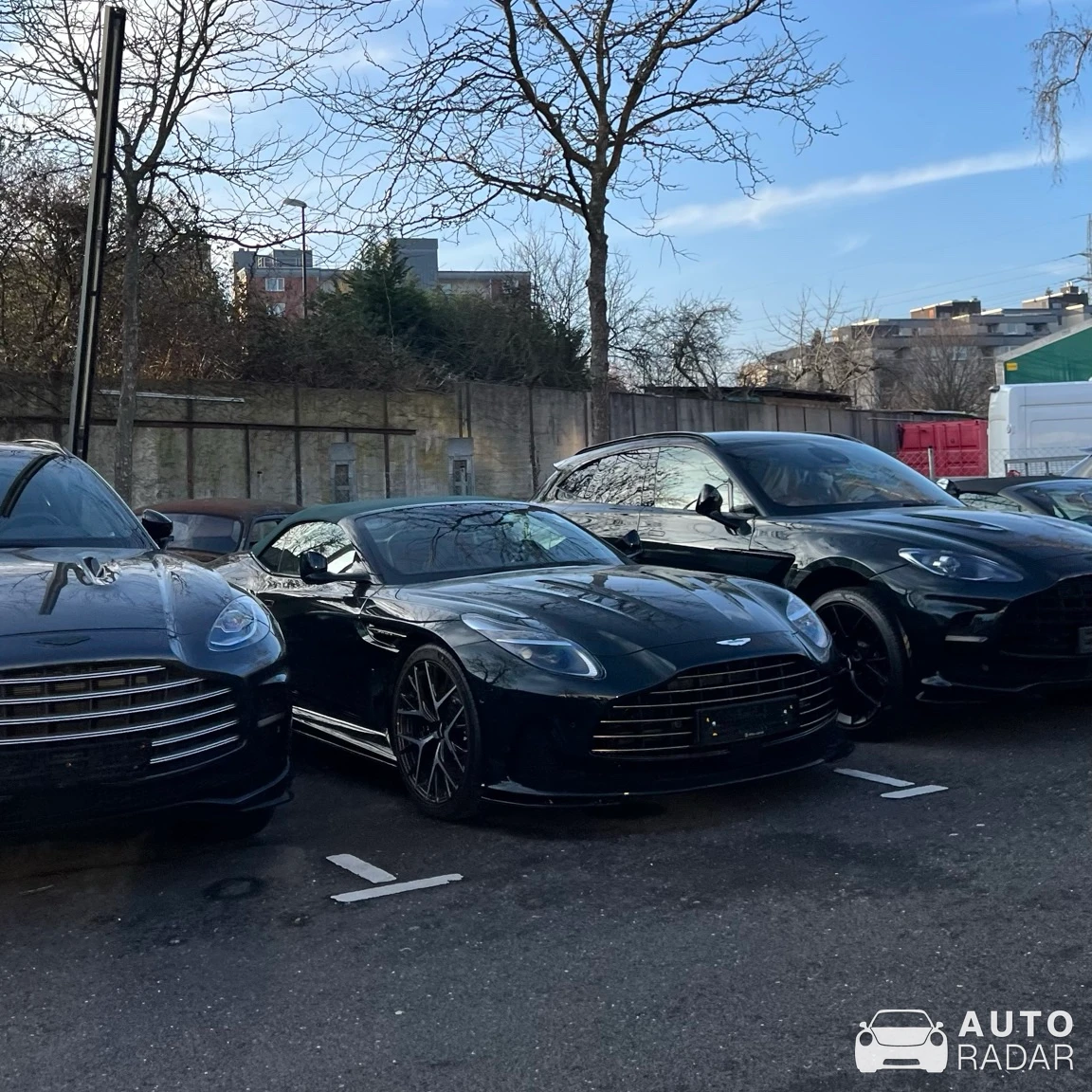Aston Martin DB12 Volante spotted in Düsseldorf, Deutschland