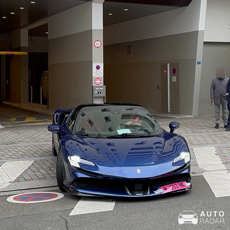 Ferrari SF90 Spider spotted in Levallois-Perret, France