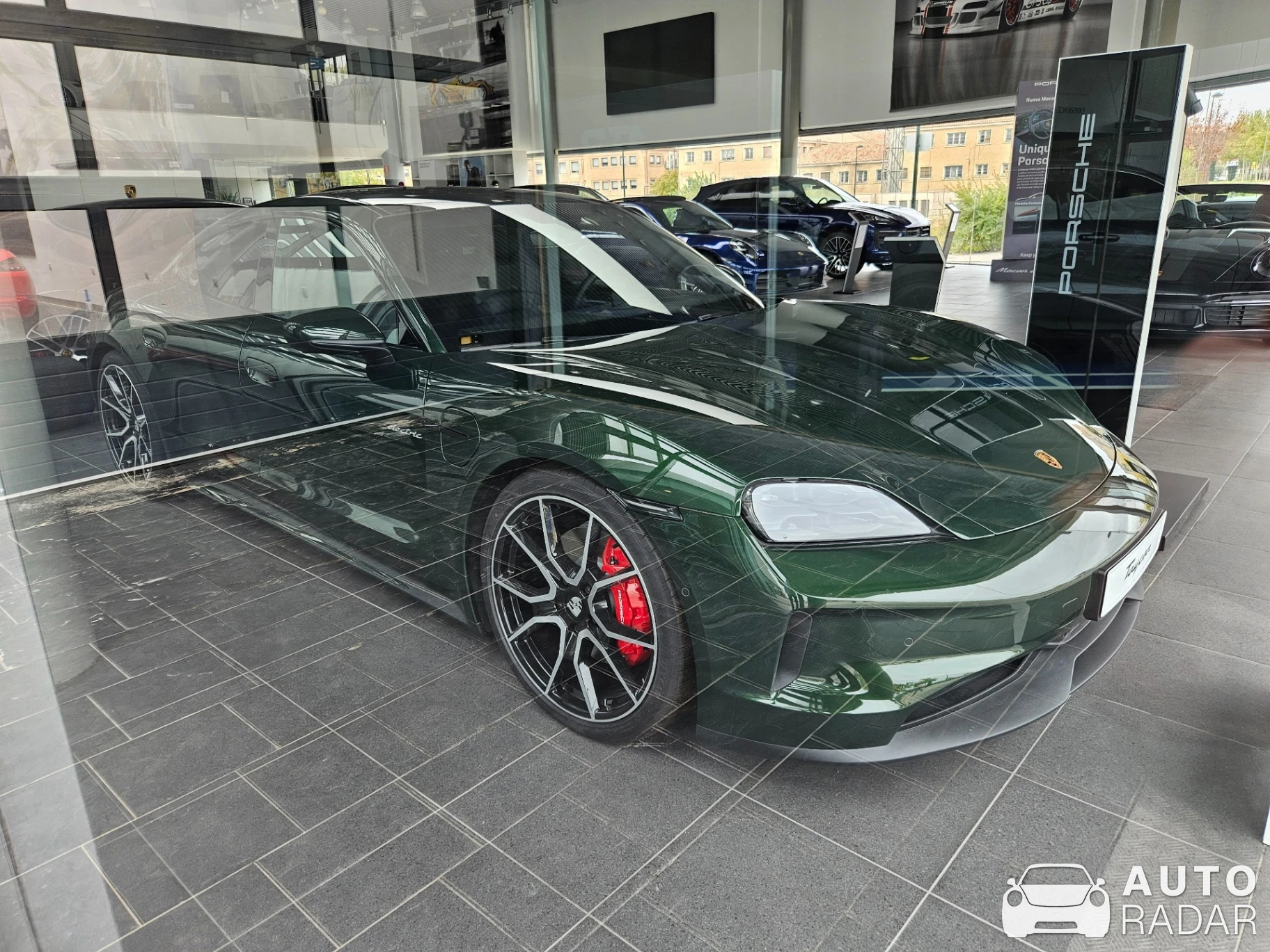 Porsche Taycan Turbo spotted in Zaragoza, Spain