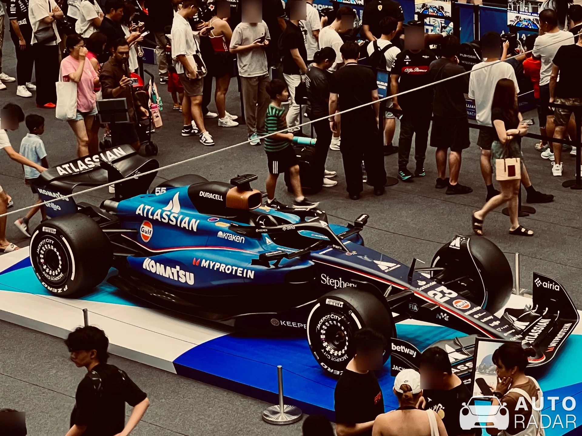 Williams FW47 spotted in Singapore