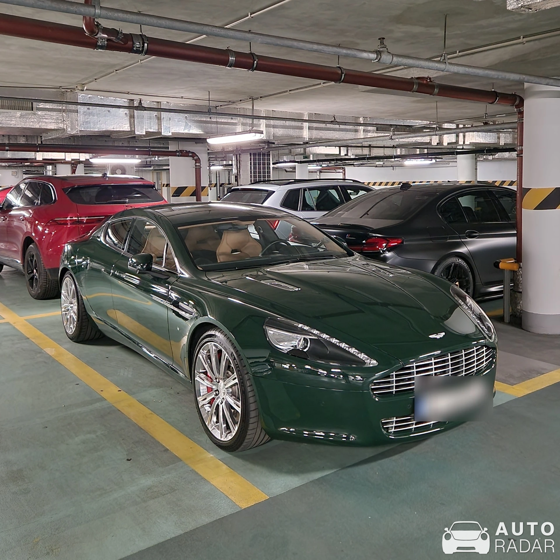 Aston Martin Rapide spotted in Warszawa, Polska