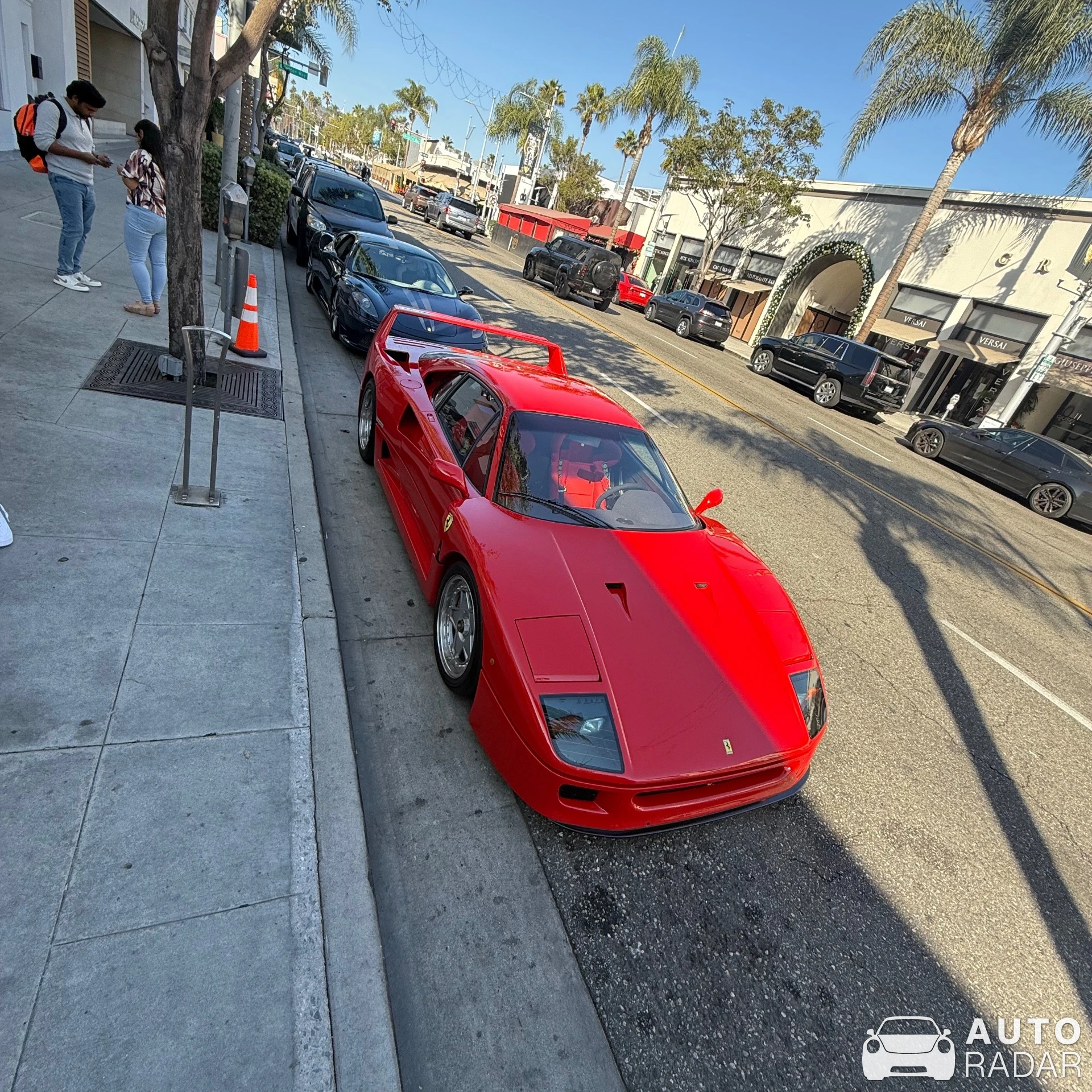 Ferrari F40 spotted in Beverly Hills, United States