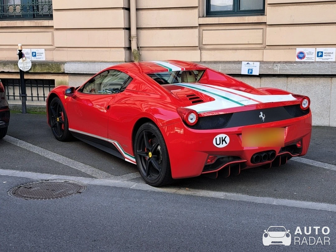 Ferrari 458 Spider spotted in Montreux, Suisse