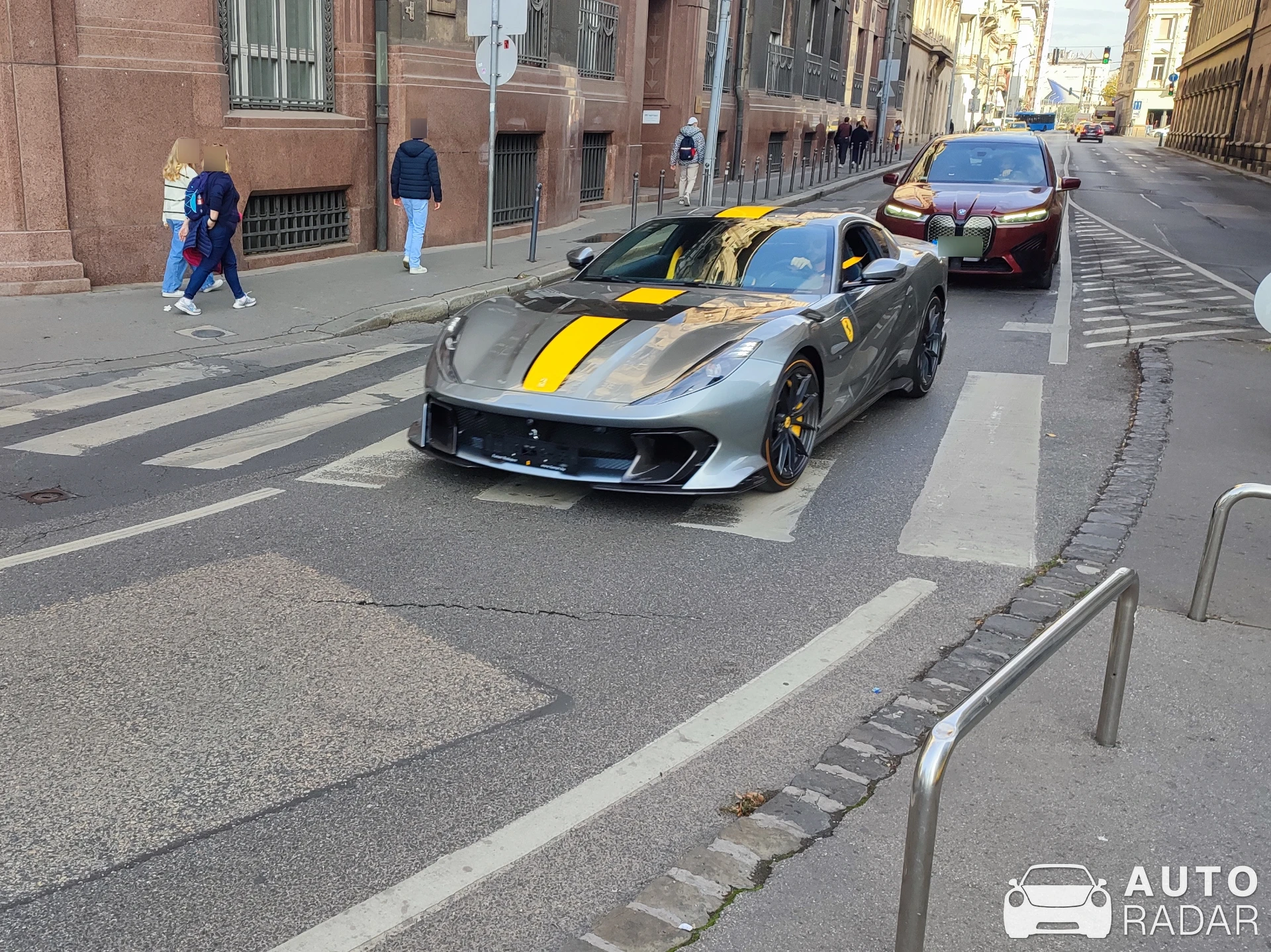 Ferrari 812 Competizione spotted in Budapest, Hungary