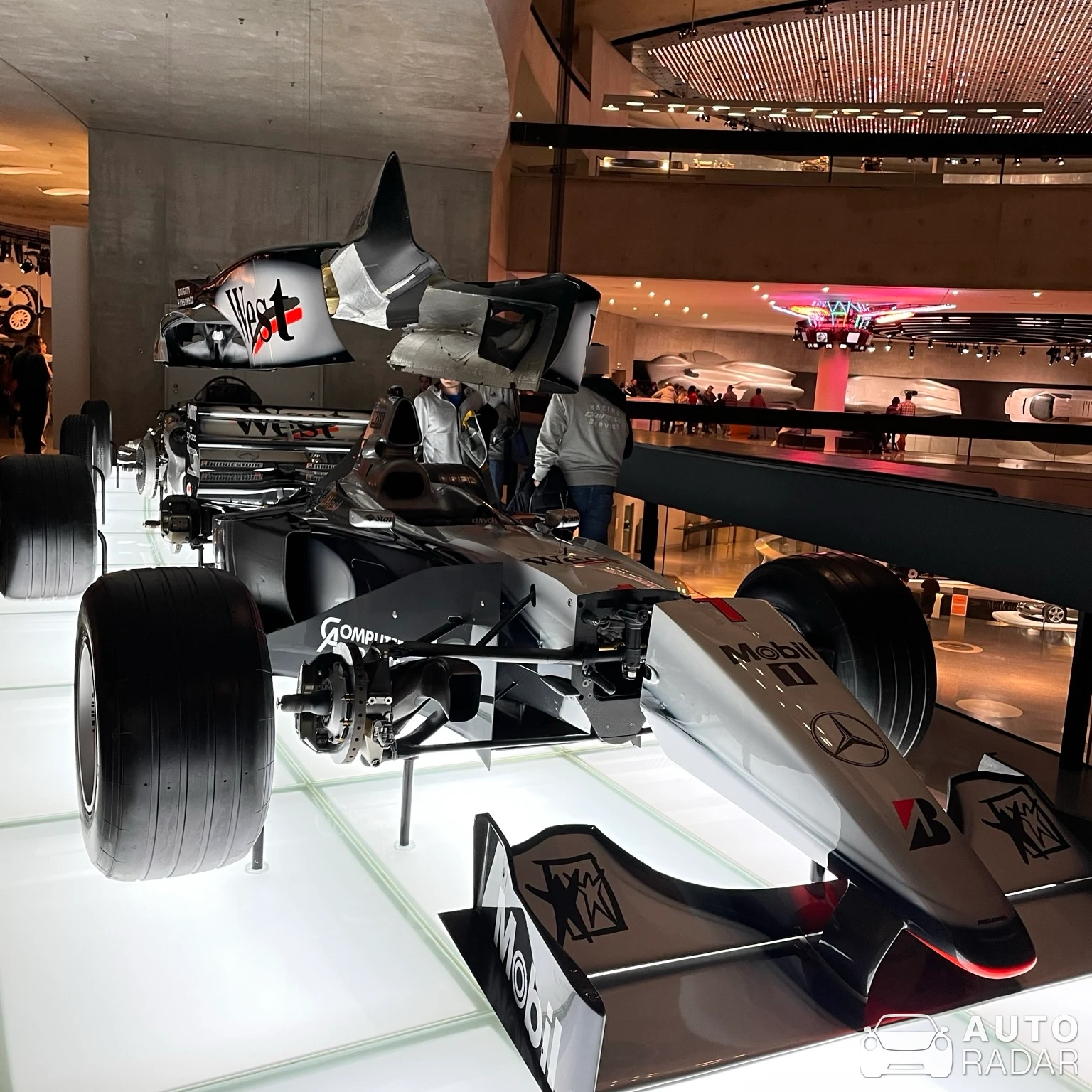 McLaren MP4/14 spotted in Strasbourg