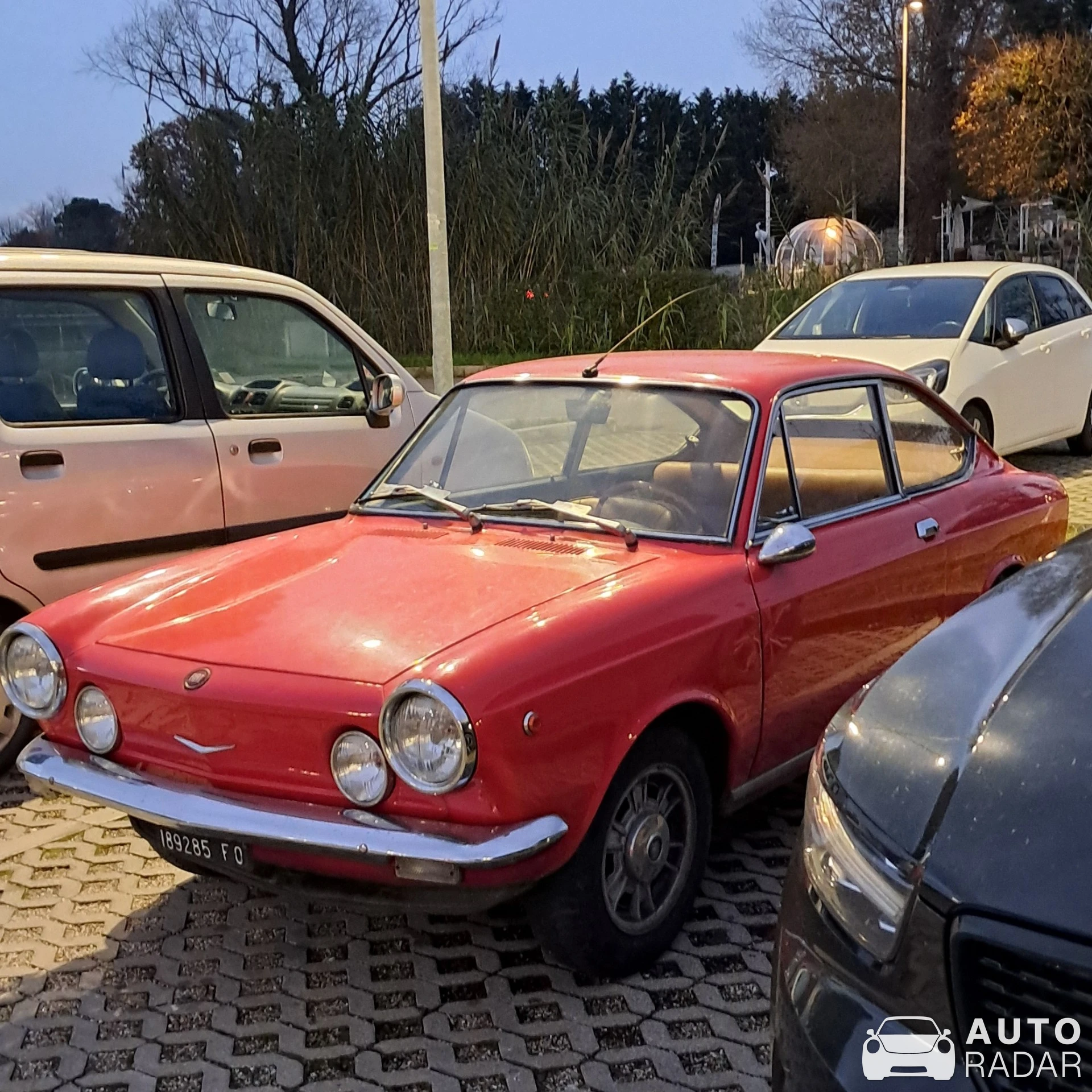 SEAT 850 Sport Coupé spotted in Riccione, Italia