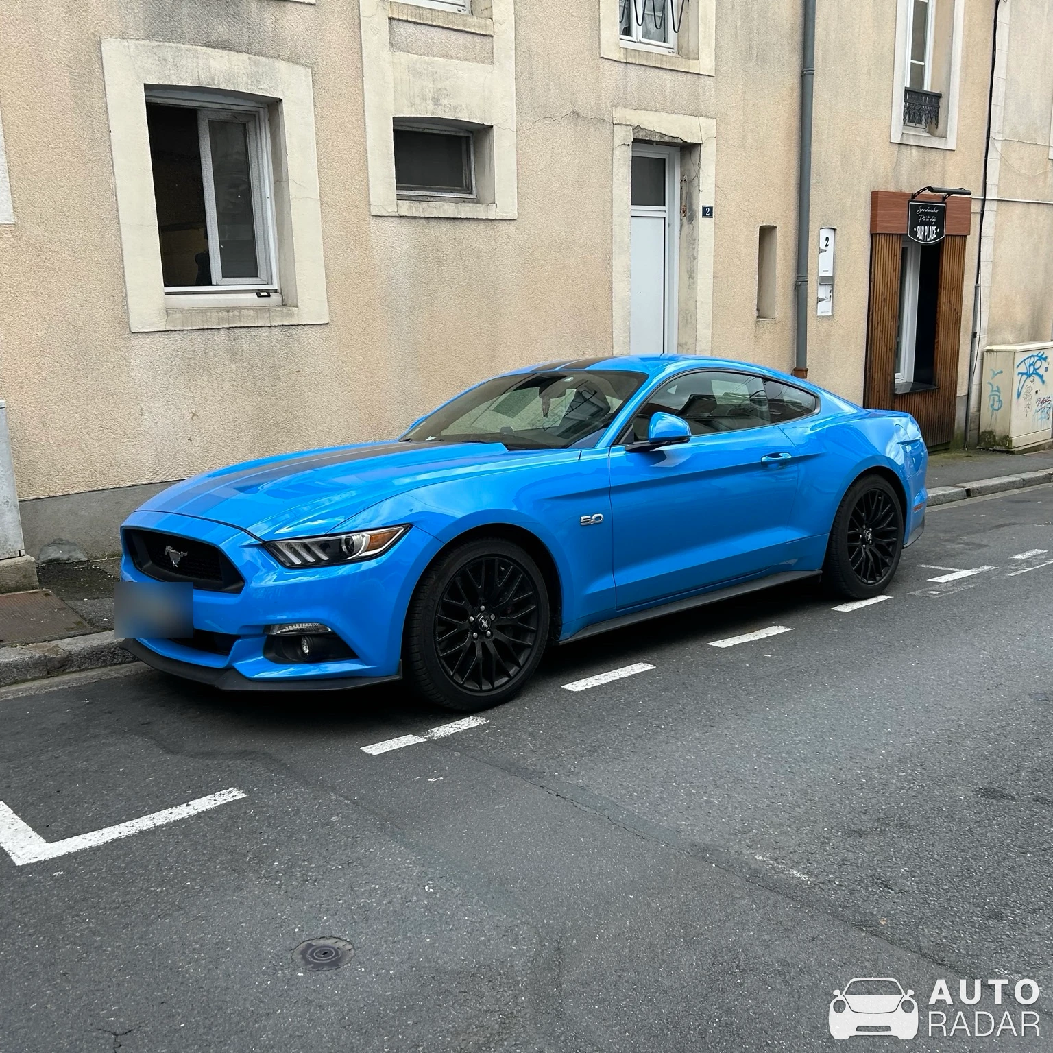Ford Mustang GT spotted in Cholet