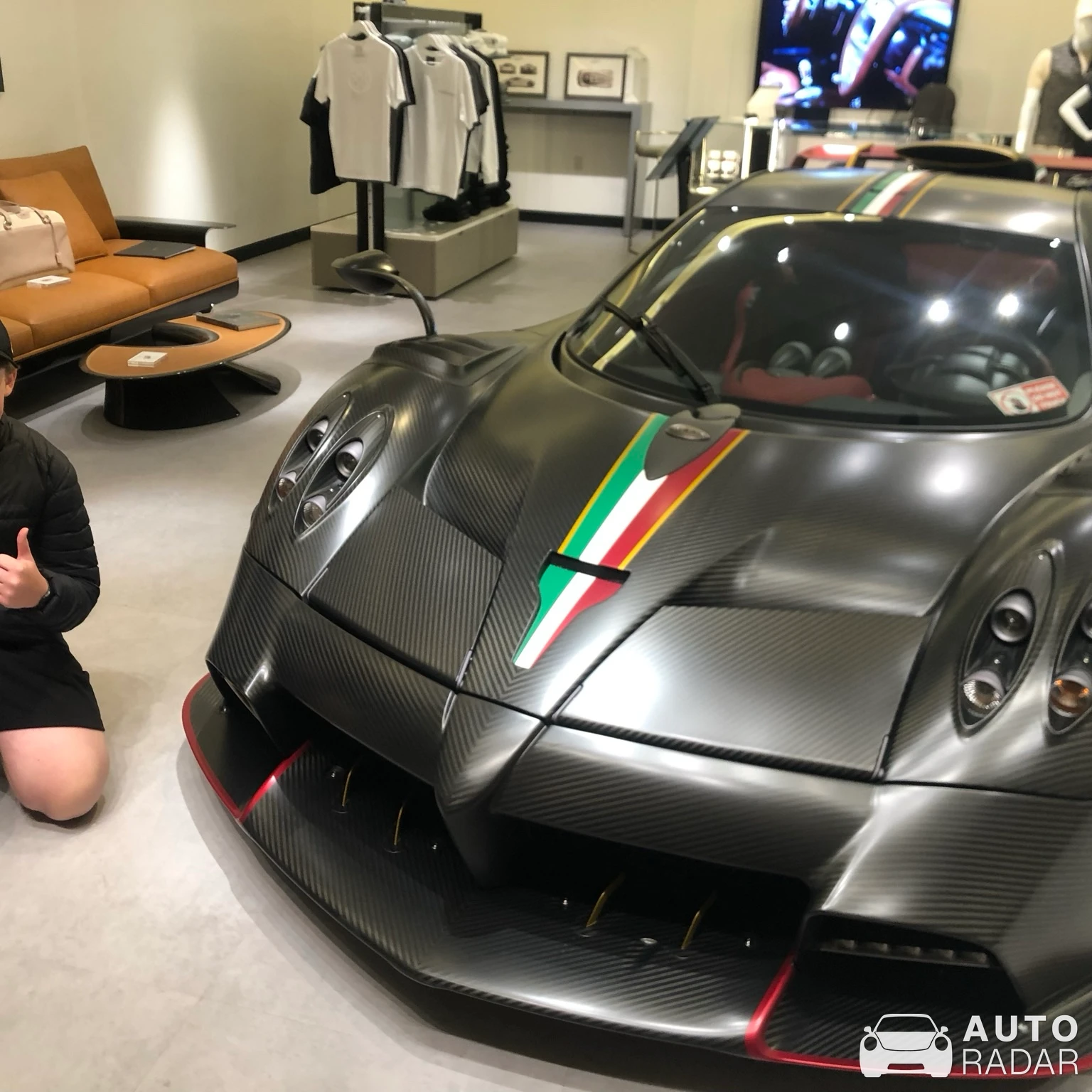 Pagani Huayra Imola Roadster 'Nāga' spotted in Las Vegas