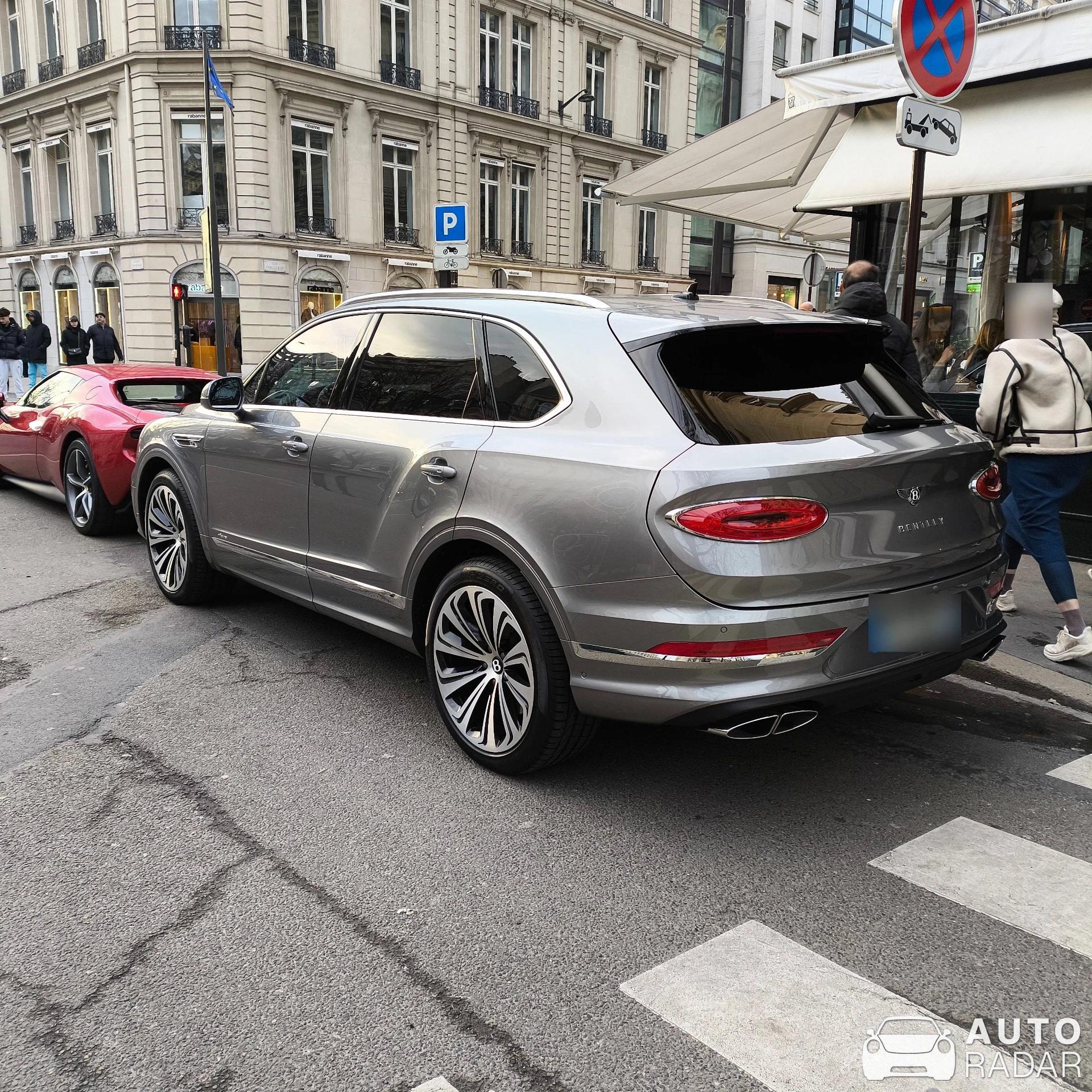 Bentley Bentayga Azure spotted in Paris, France